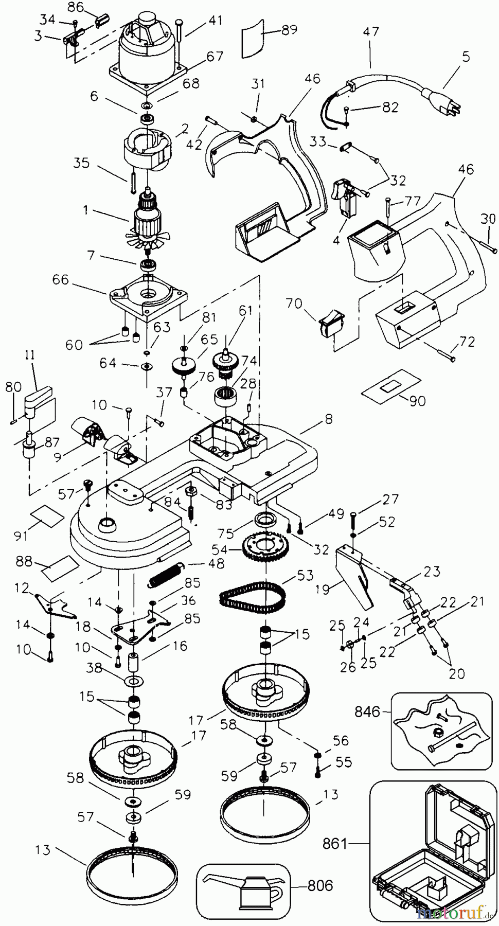 DEWALT METALLBEARBEITUNG SÄGEN 2 SPD.PORTABLE BAND SAW 3129 Seite 1