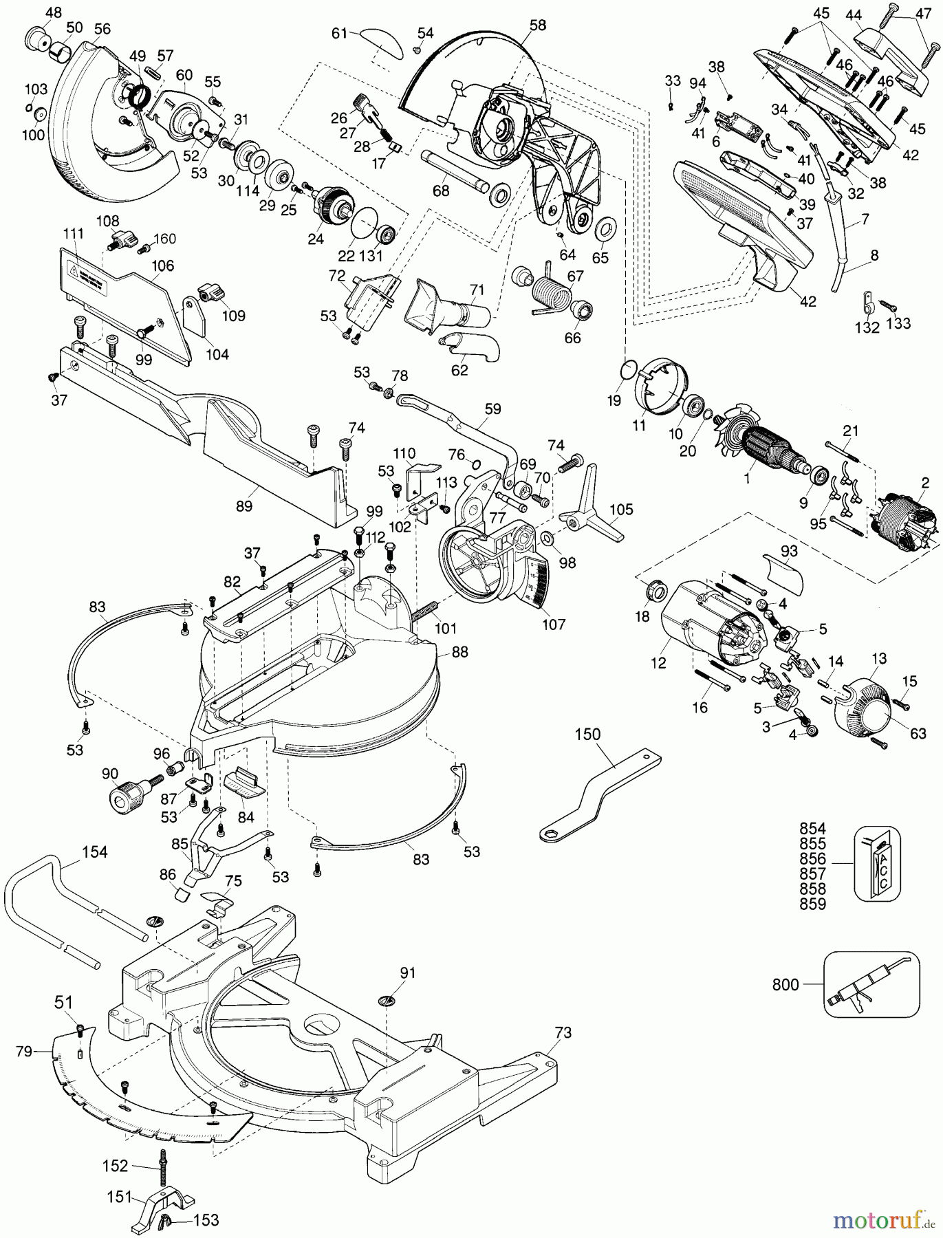 DEWALT HOLZARBEITEN Gehrungssägen 12IN COMPOUND MITER SAW DW705S Seite 1