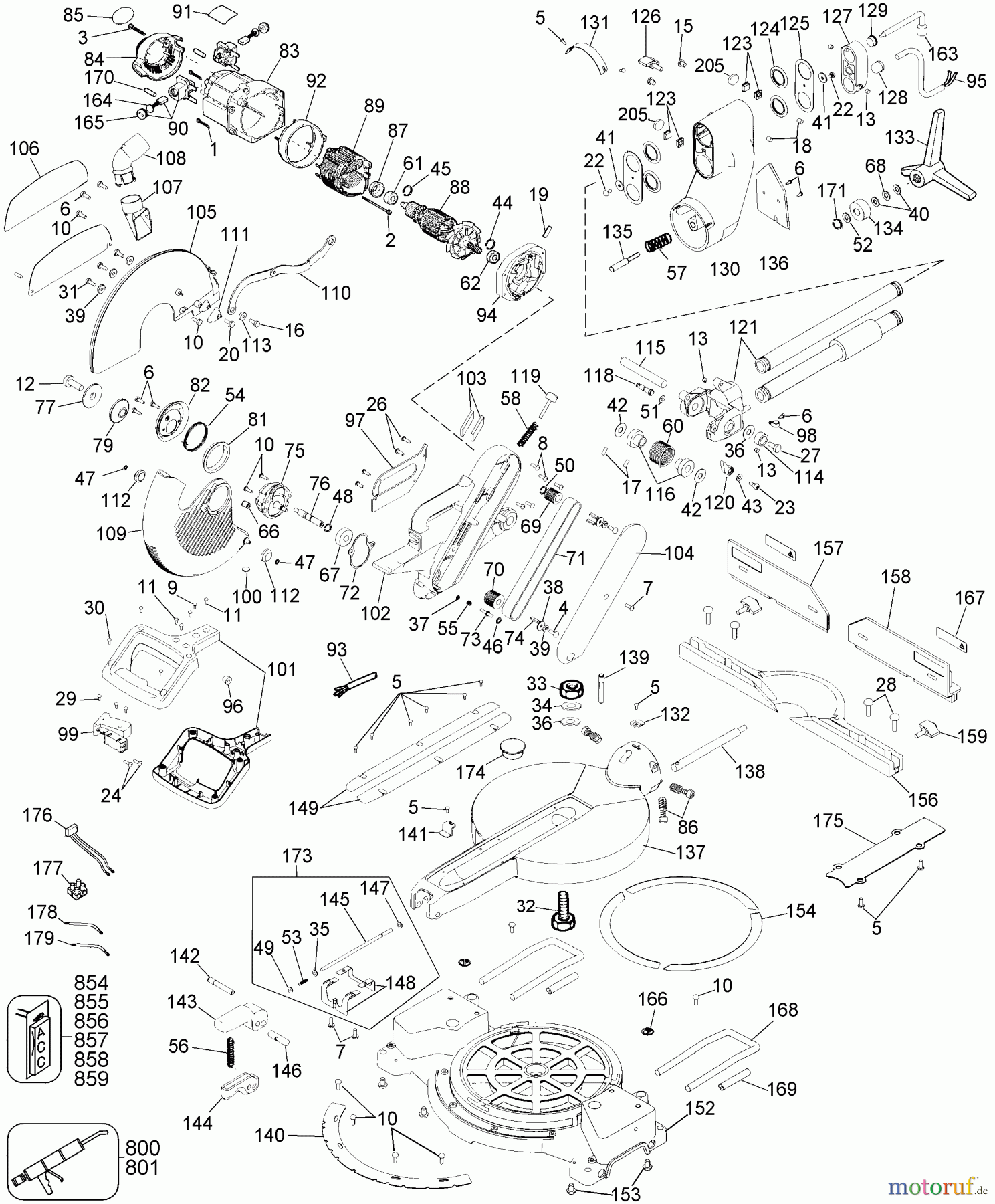 DEWALT HOLZARBEITEN Gehrungssägen GEHRUNGSSÄGE DW708 Seite 1