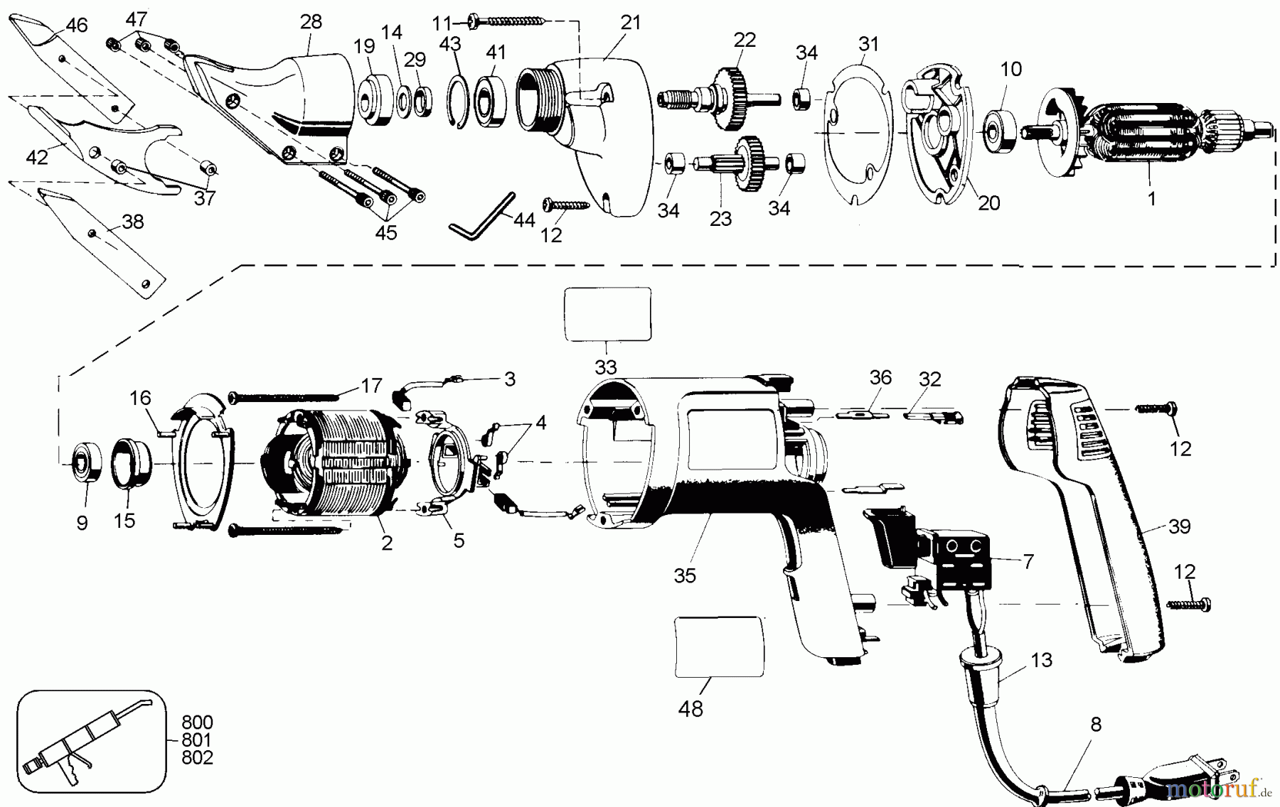 DEWALT METALLBEARBEITUNG SCHEREN & NIBBLER 18 GA SHEAR DW890 Seite 1