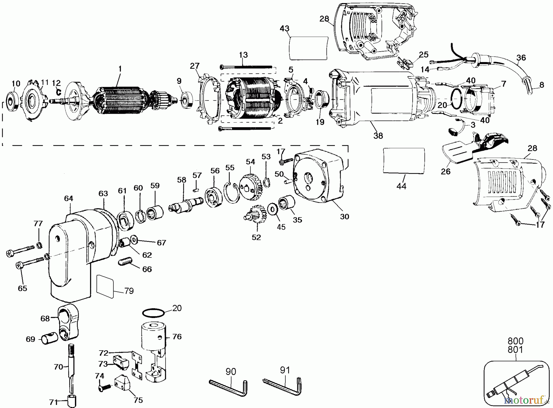 DEWALT METALLBEARBEITUNG SCHEREN & NIBBLER 16 GA NIBBLER DW897 Seite 1