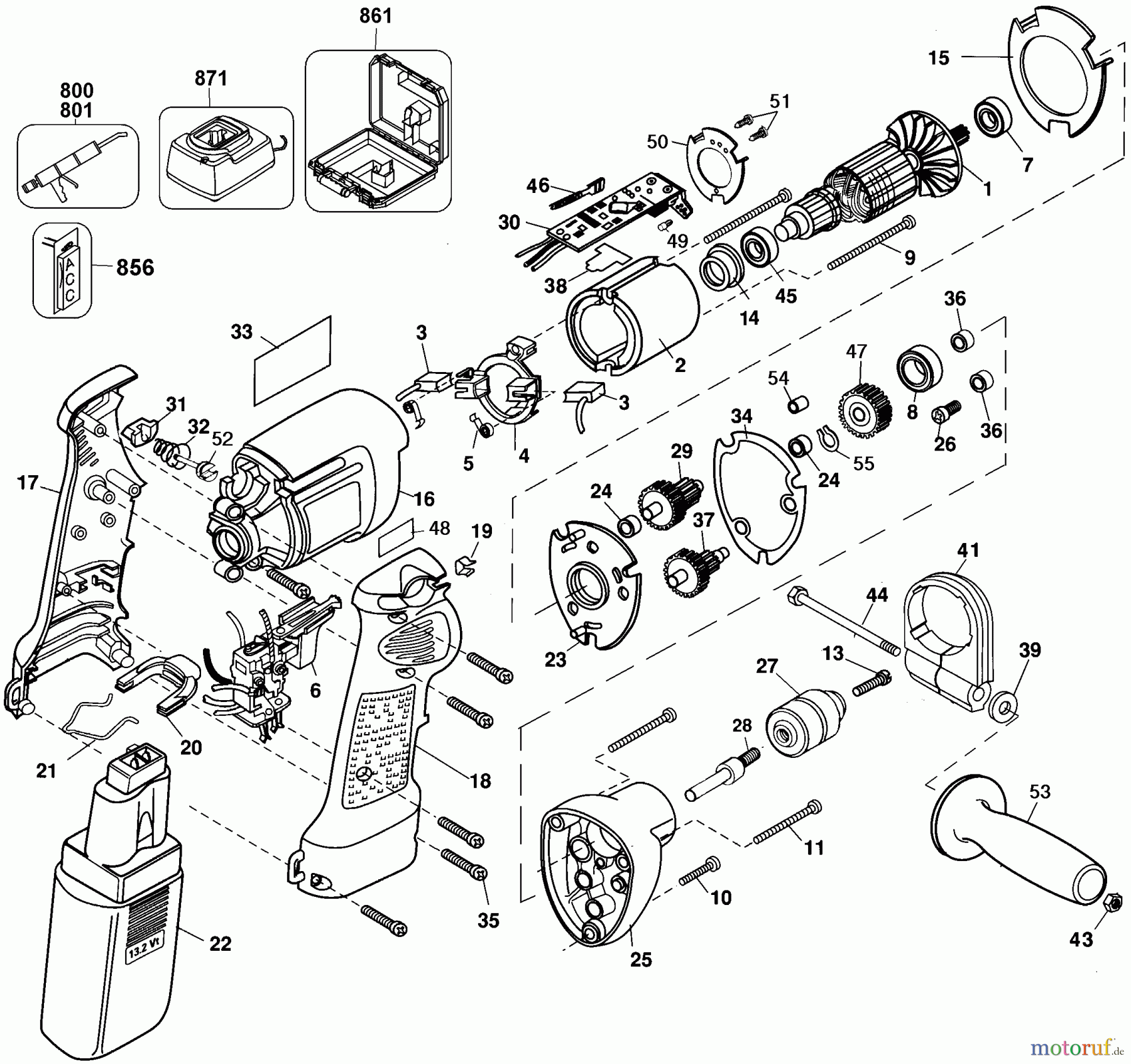 DEWALT Divers 13.2V DRILL DW948K Seite 1