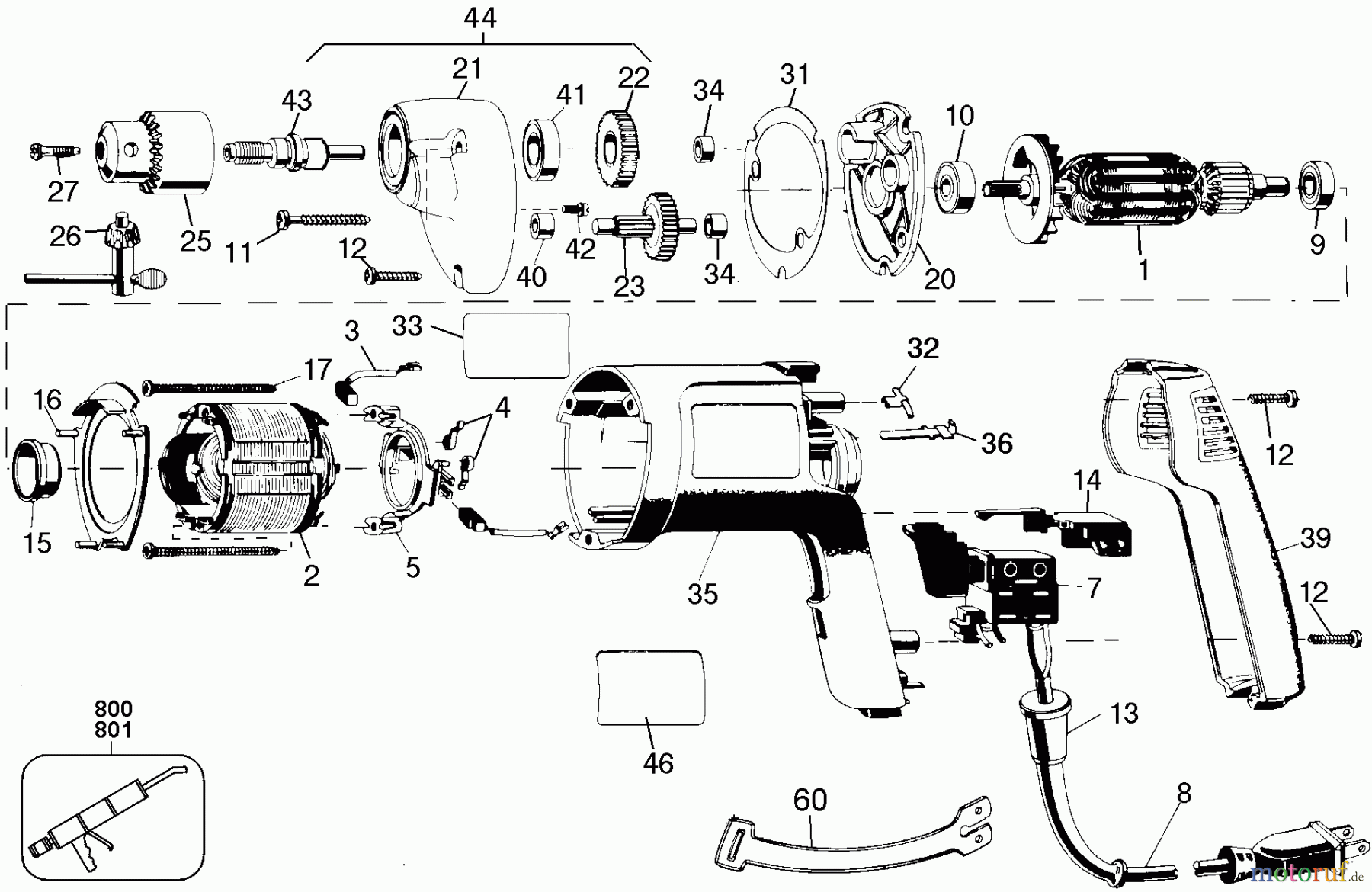 BLACK+DECKER INNENAUSSTATTUNG ZUBEHÖR, ANBAUGERÄTE & UNMOTORISIERT 3/8 HOLGUN 1179 Seite 1