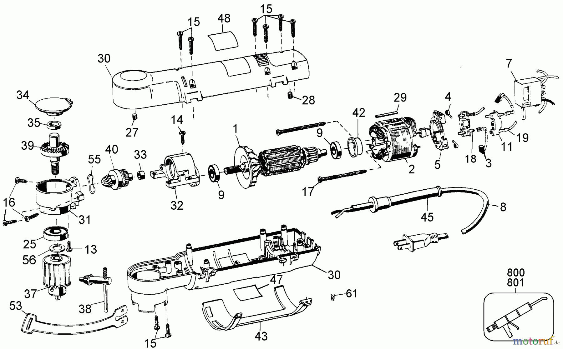OEM Black und Decker Divers 3/8IN RIGHT ANGLE ET1215 Seite 1