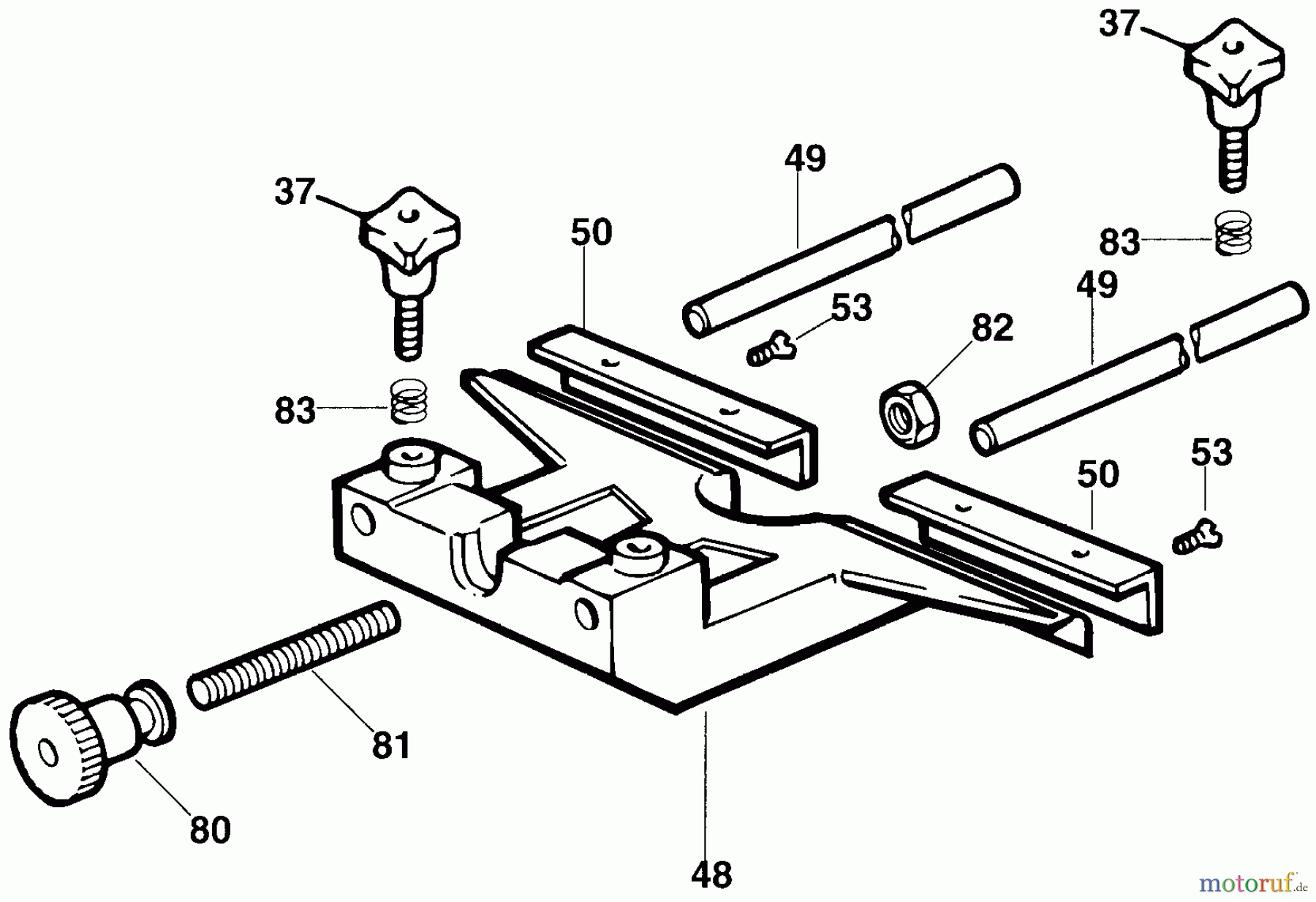 OEM Black und Decker Divers PARALLELANSCHLAG DW6901 Seite 1