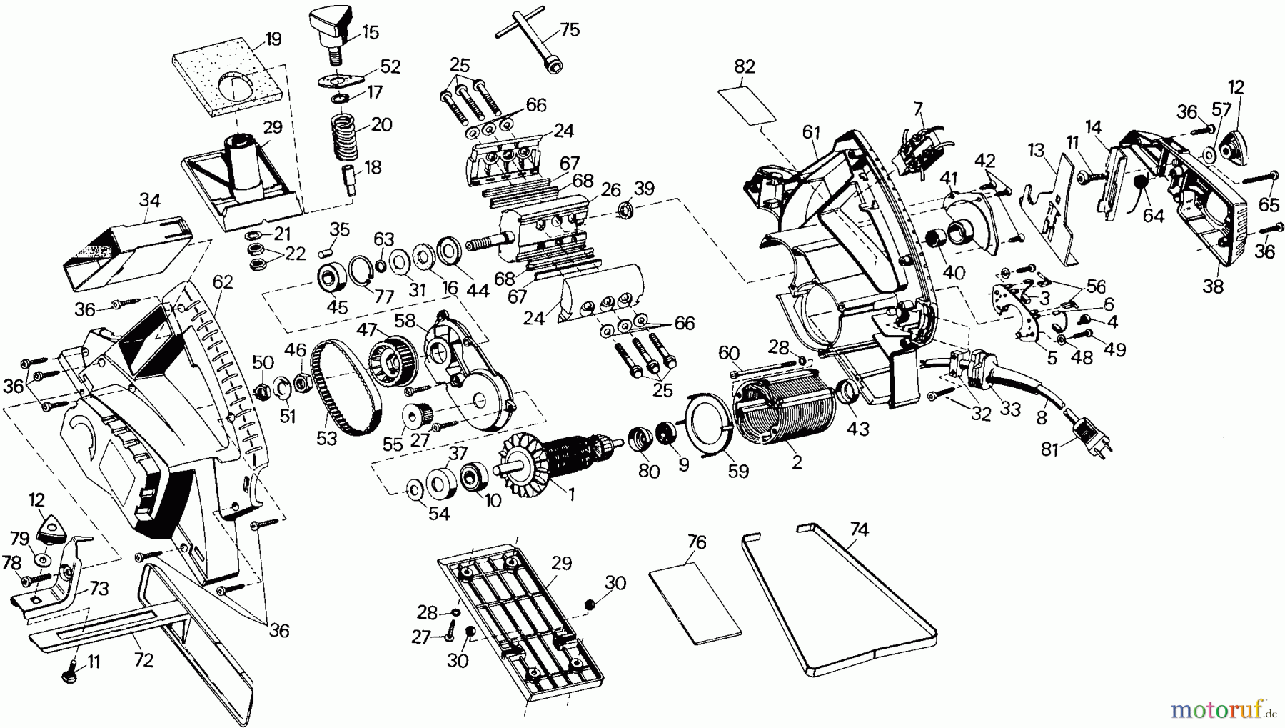BLACK+DECKER INNENAUSSTATTUNG ZUBEHÖR, ANBAUGERÄTE & UNMOTORISIERT 3/4 PLANER 3370-10 Seite 1
