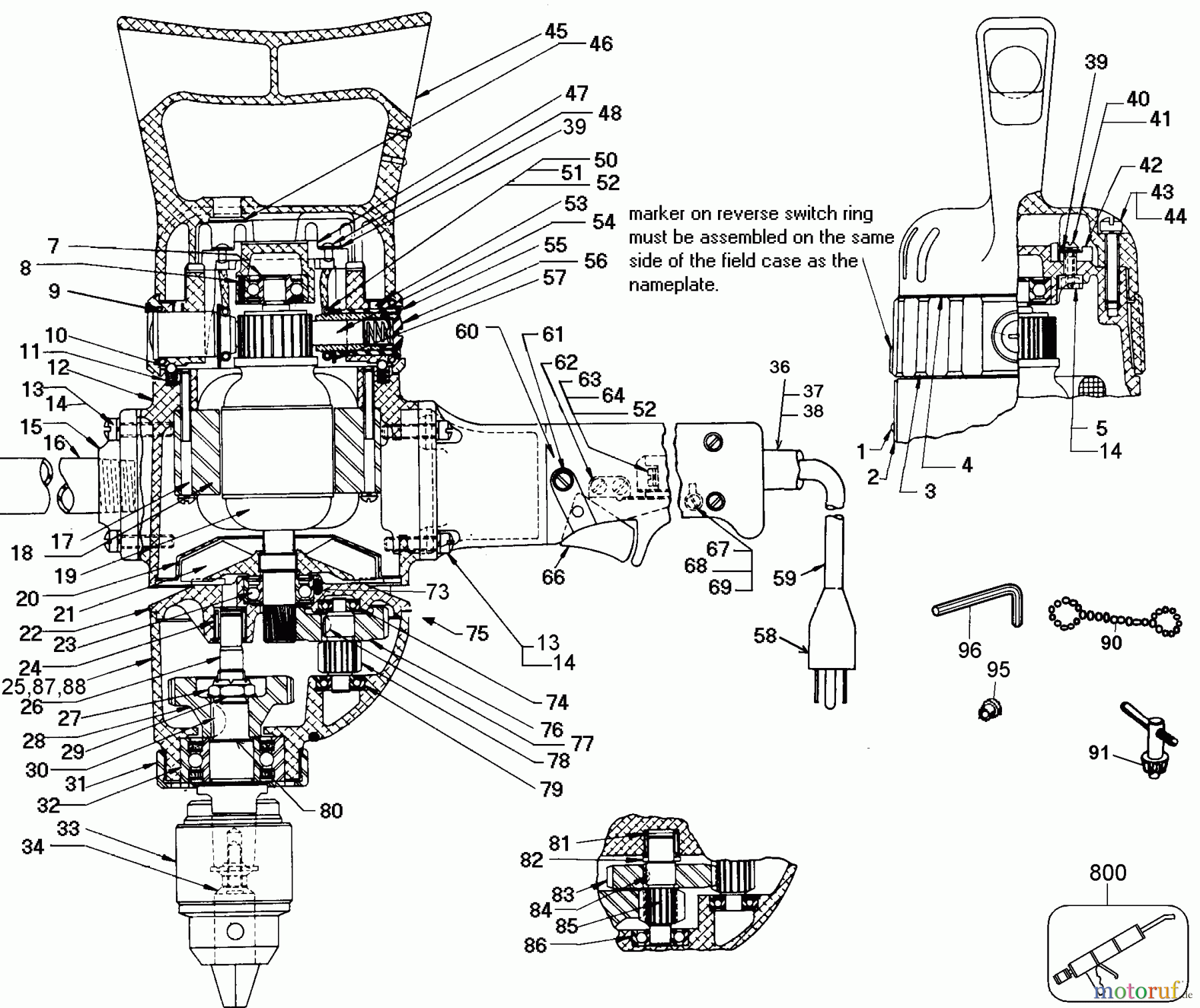  BLACK+DECKER PROFESSIONELL BOHRER, MAGNETBOHRMASCHINE, GEWINDESCHNEIDER 5/8 SDRDRILL 450RPM 1330 Seite 1
