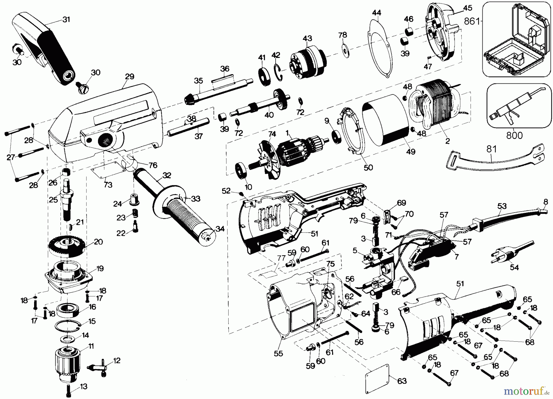 BLACK+DECKER PROFESSIONELL BOHRER, MAGNETBOHRMASCHINE, GEWINDESCHNEIDER BOHRER 1350-09 Seite 1