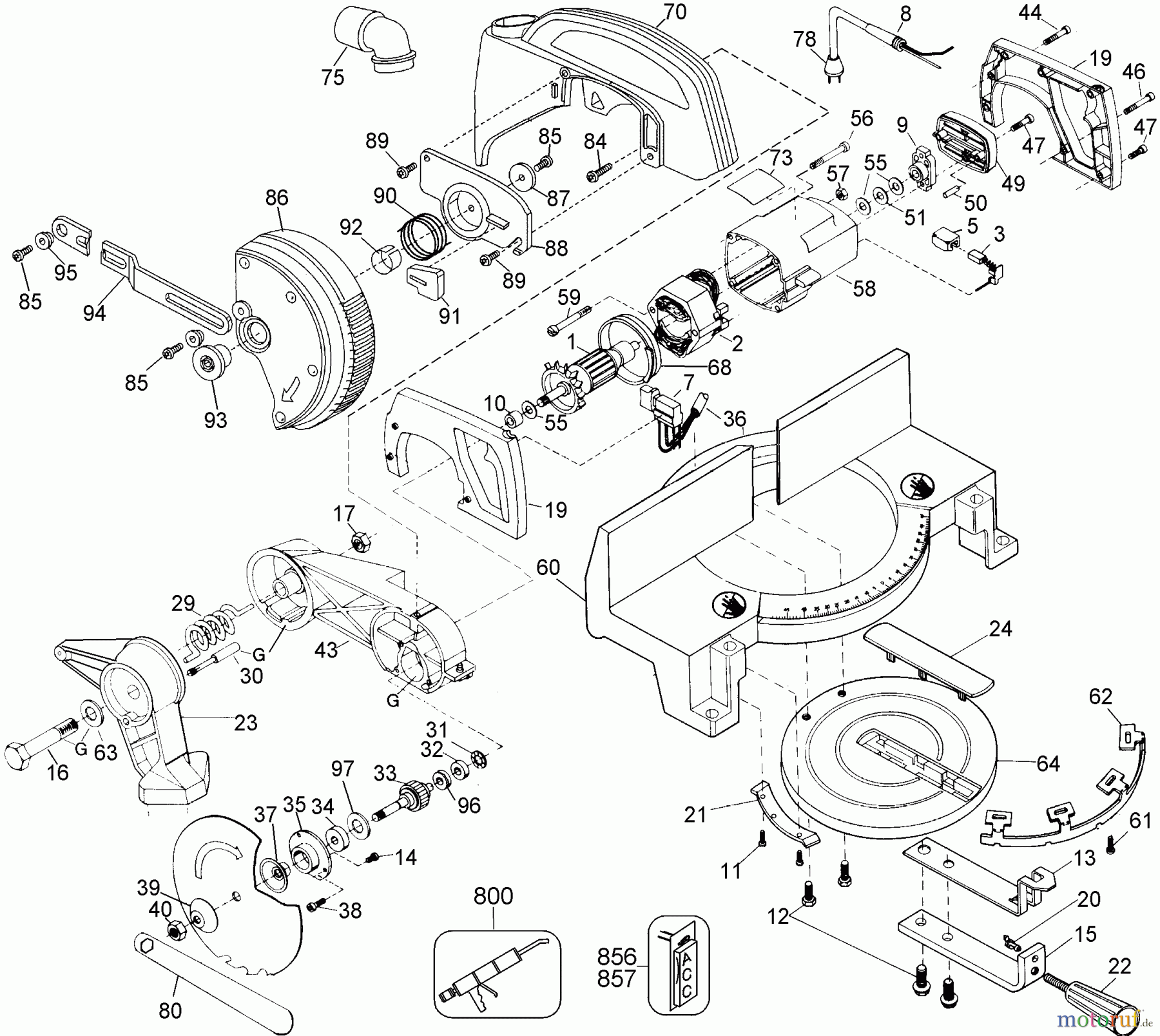 BLACK+DECKER Divers 10 MITER SAW 1710 Seite 1