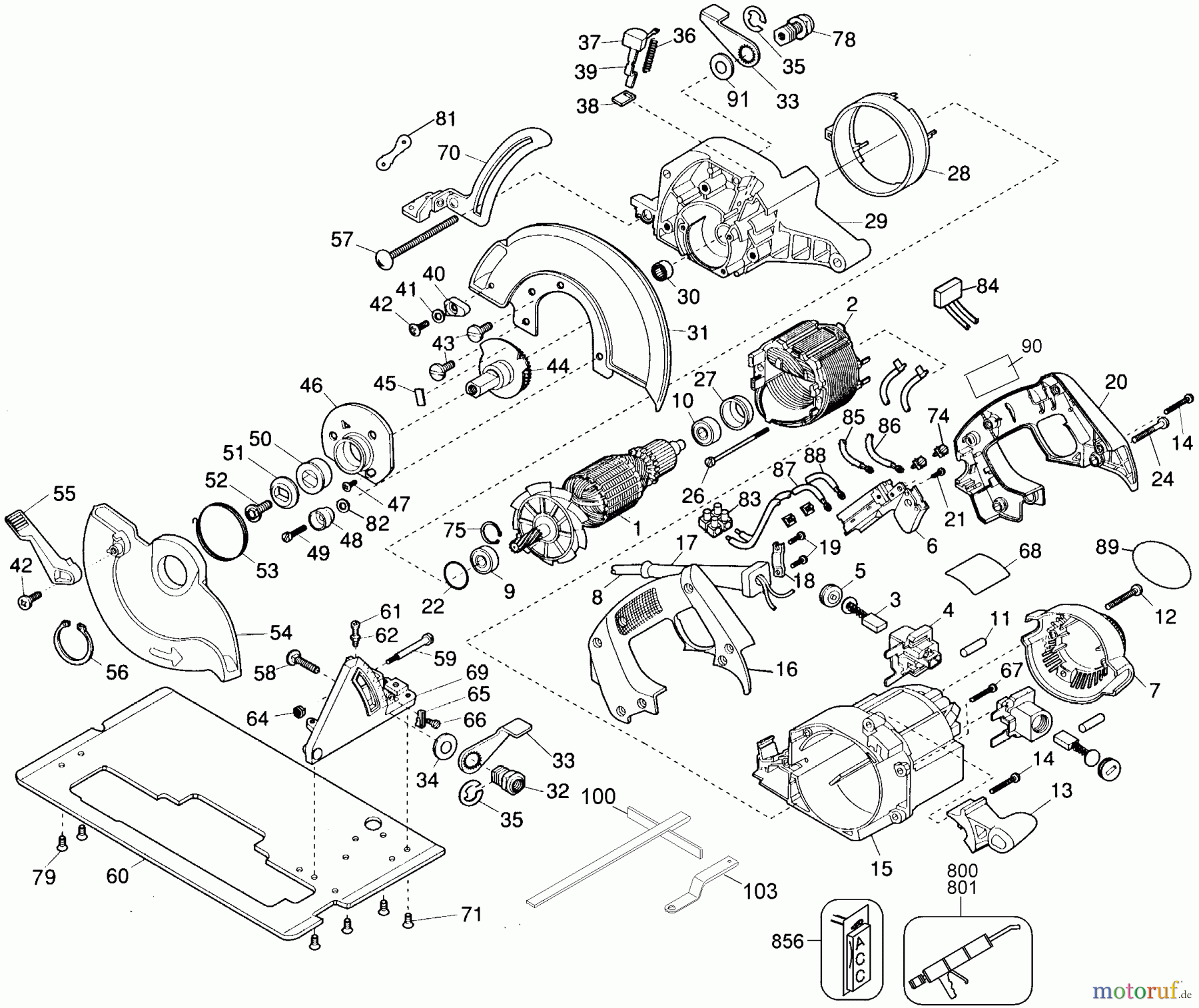  BLACK+DECKER PROFESSIONELL SÄGE 7 1/4 SAWCAT 2685-46 Seite 1