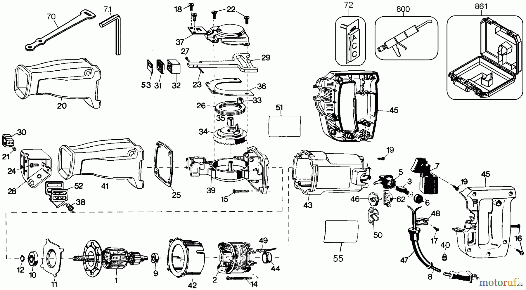 BLACK+DECKER PROFESSIONELL SÄGE SCHNITTSÄGE 3110 Seite 1