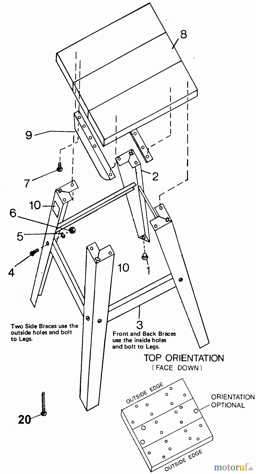  BLACK+DECKER PROFESSIONELL ZUBEHÖR, ANBAUGERÄTE & UNMOTORISIERT MACHINE STAND 35021 Seite 1