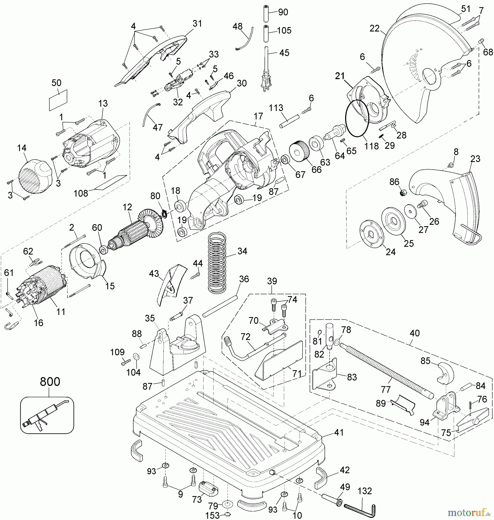DEWALT METALLBEARBEITUNG SÄGEN SCHROTSÄGE DW871 Seite 1
