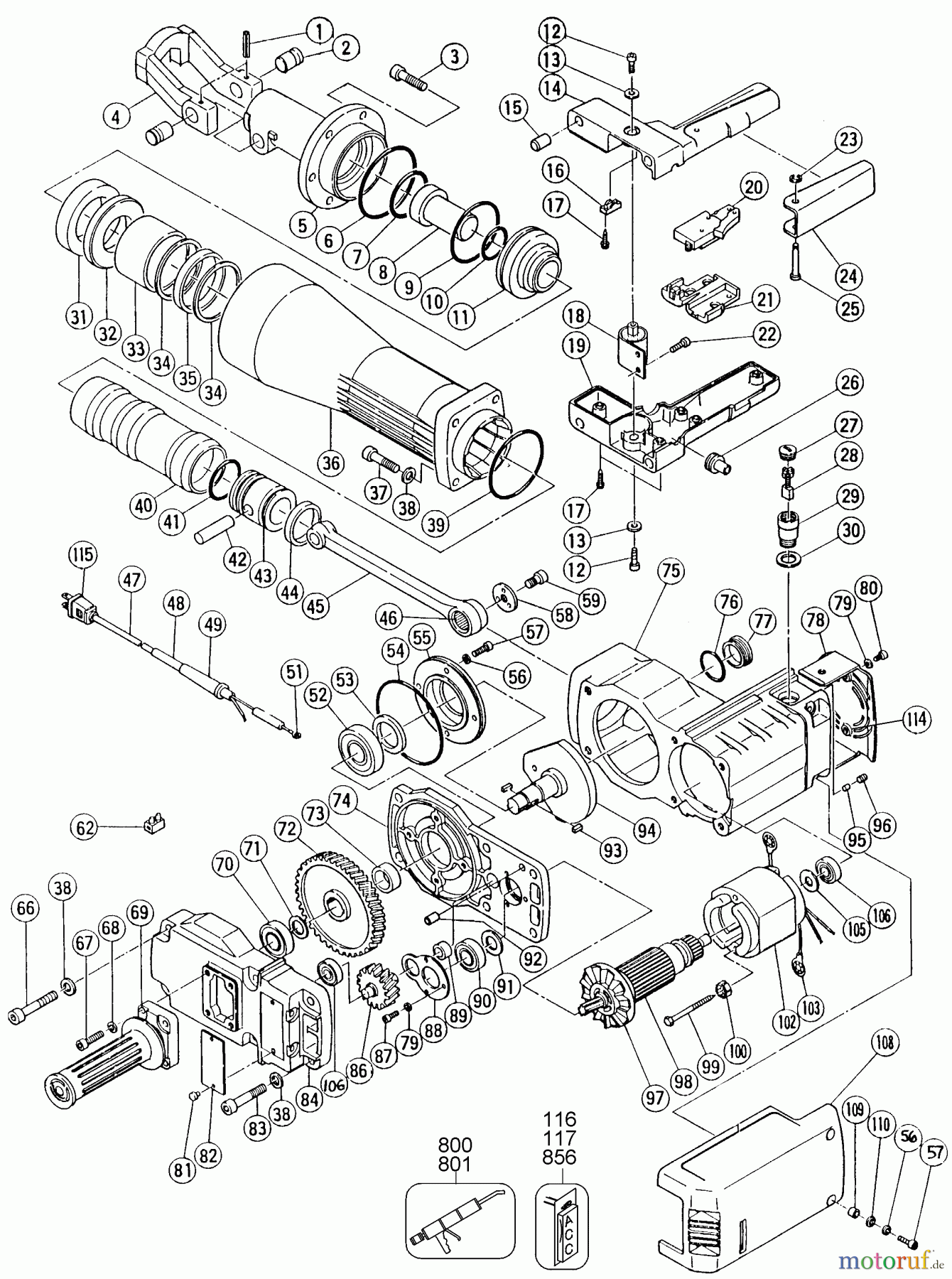  BLACK+DECKER PROFESSIONELL HAMMER PAVEMENT BREAKER 5027 Seite 1