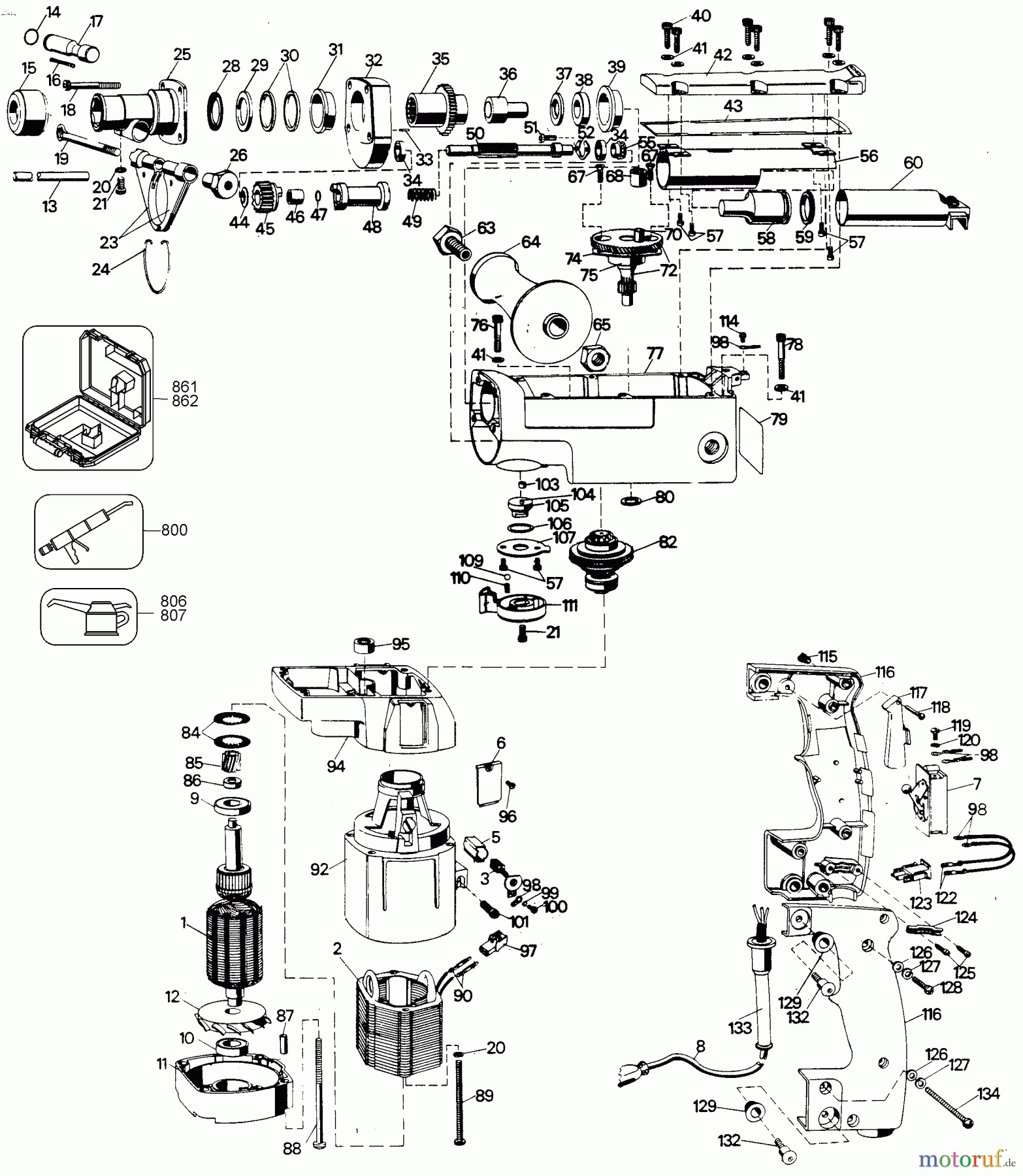 BLACK+DECKER PROFESSIONELL HAMMER ROTARY HAMMER - 240V AUST 5043-45 Seite 1