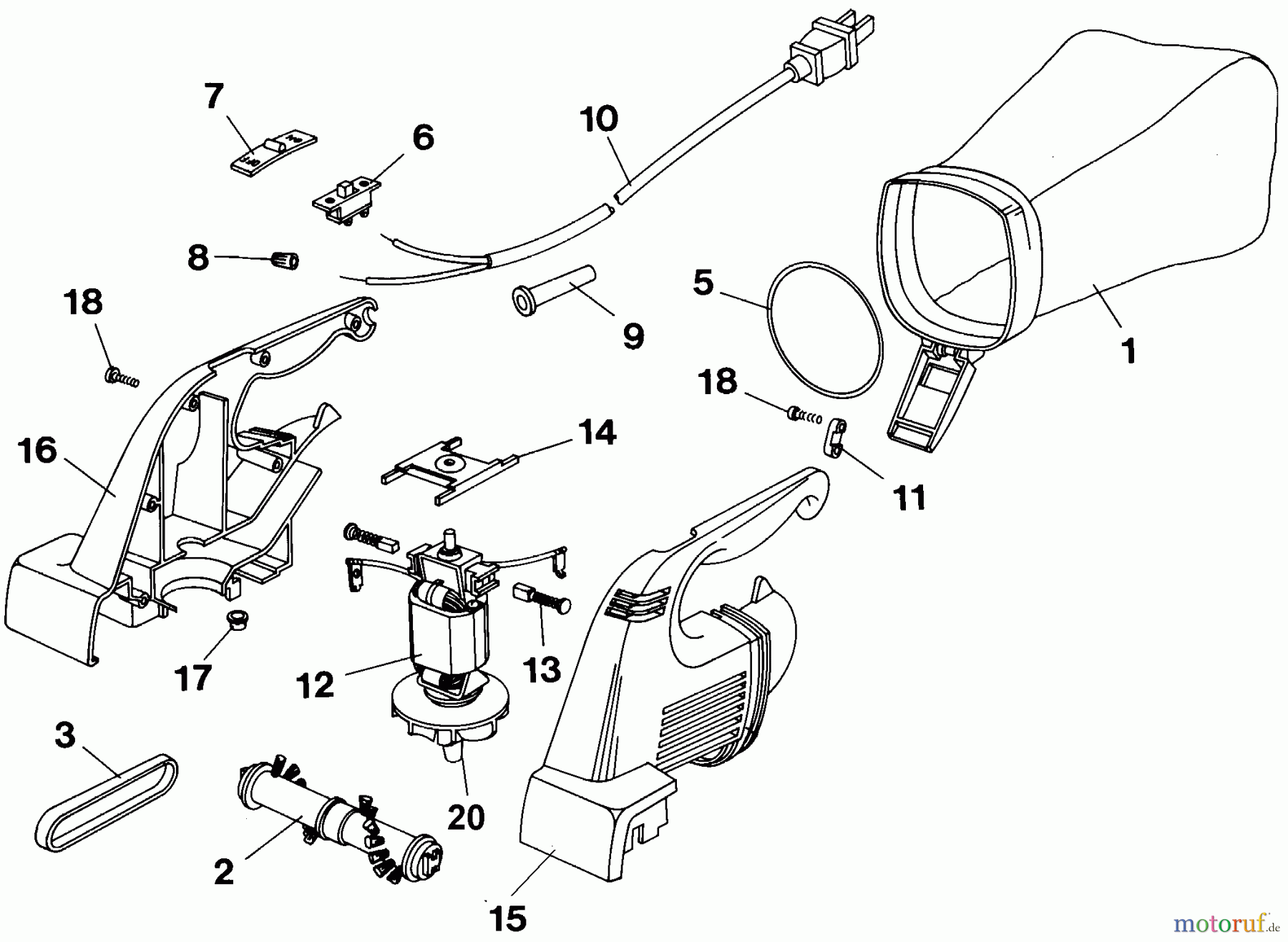 OEM Black und Decker Divers STAUBSAUGER AC7000-04 Seite 1