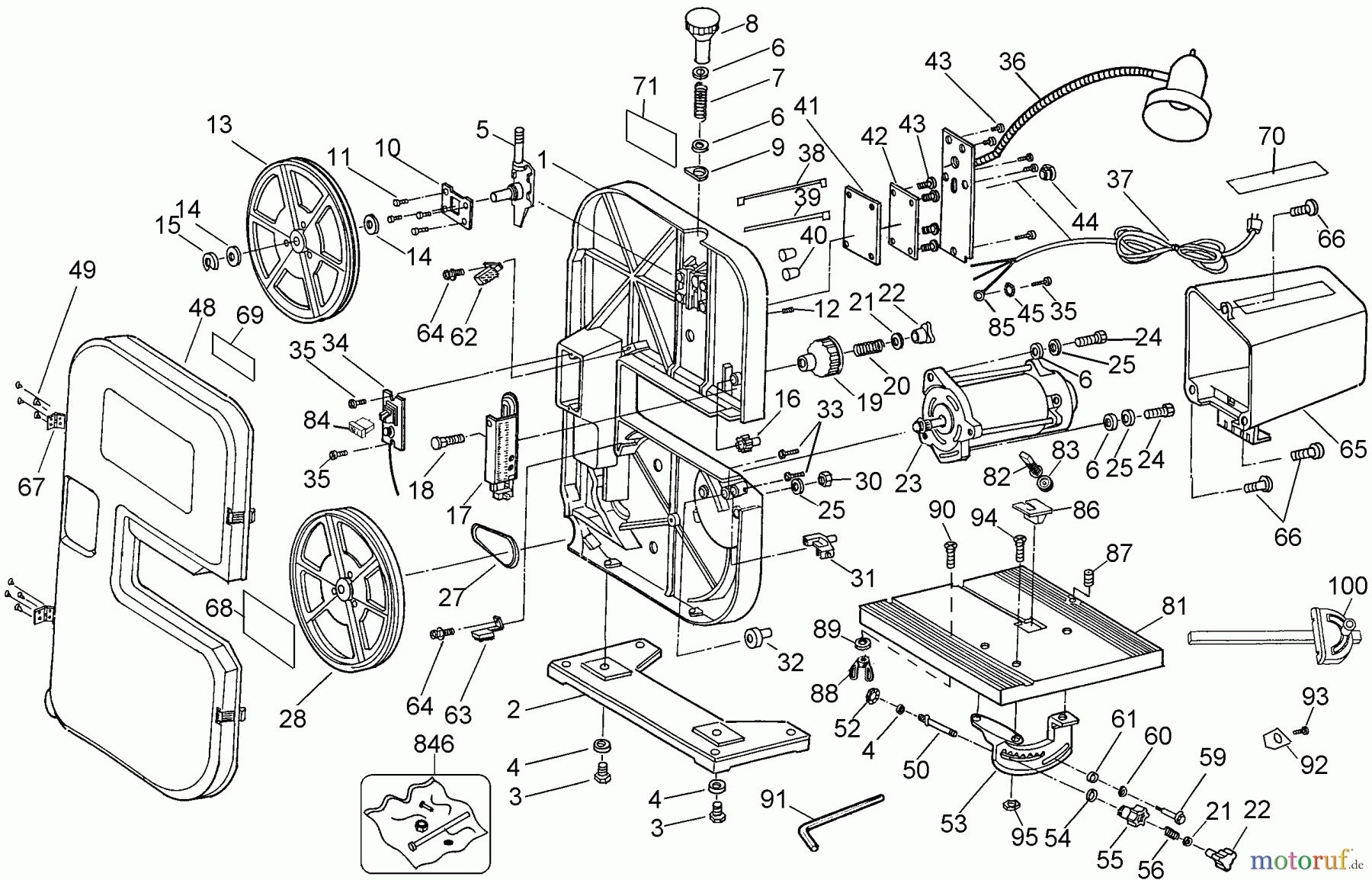 BLACK+DECKER Divers STEP UP BAND SAW BS700 Seite 1