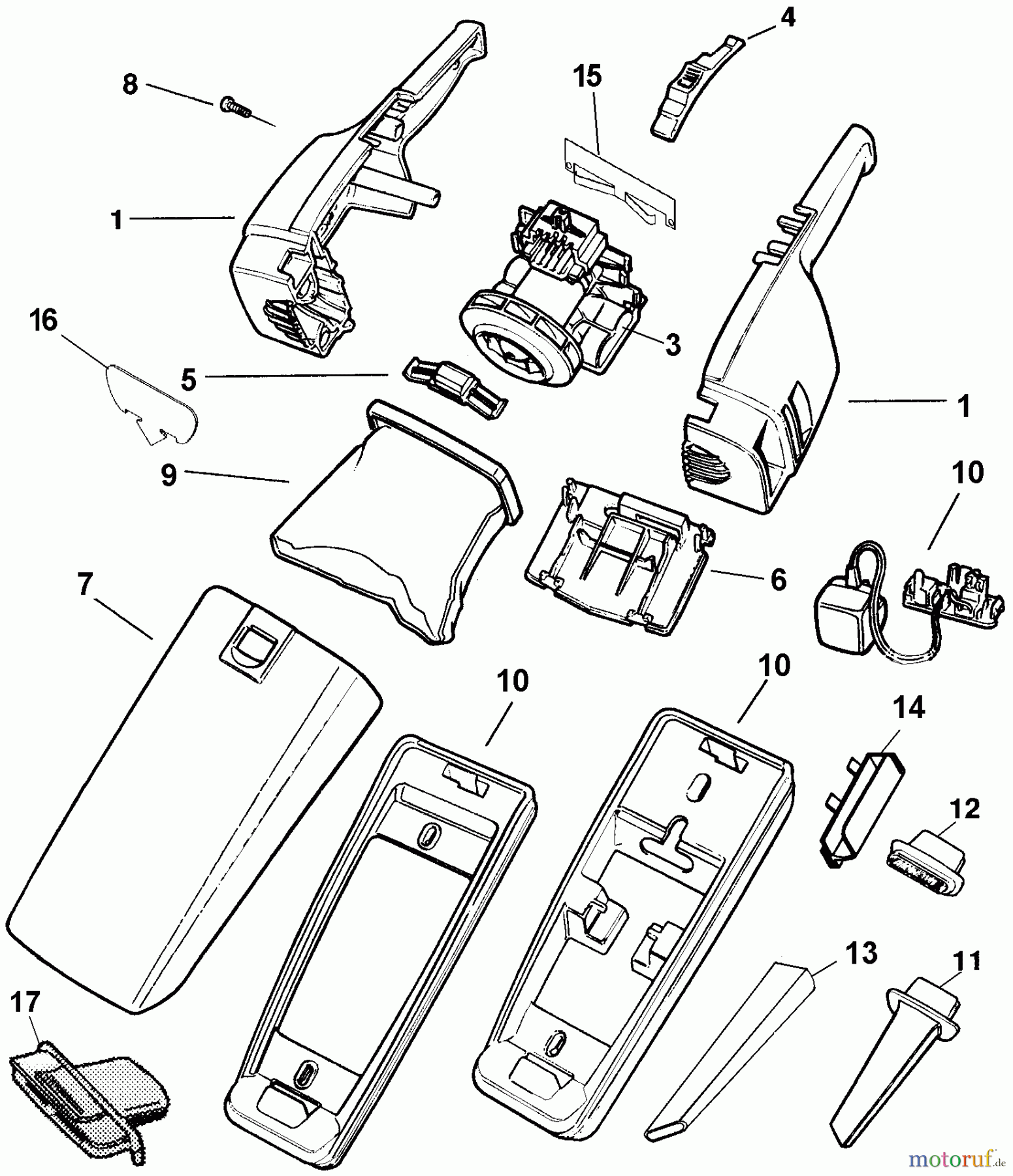 BLACK+DECKER HAUSHALT REINIGUNG DUSTBUSTER PLUS CORDLESS HV2000-04 Seite 1