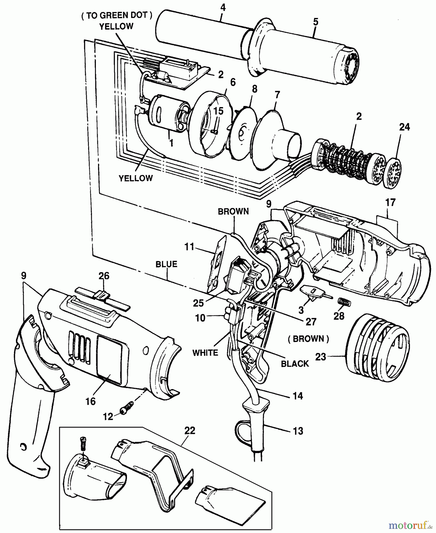 OEM Black und Decker Divers HEIZPISTOLE TS920 Seite 1