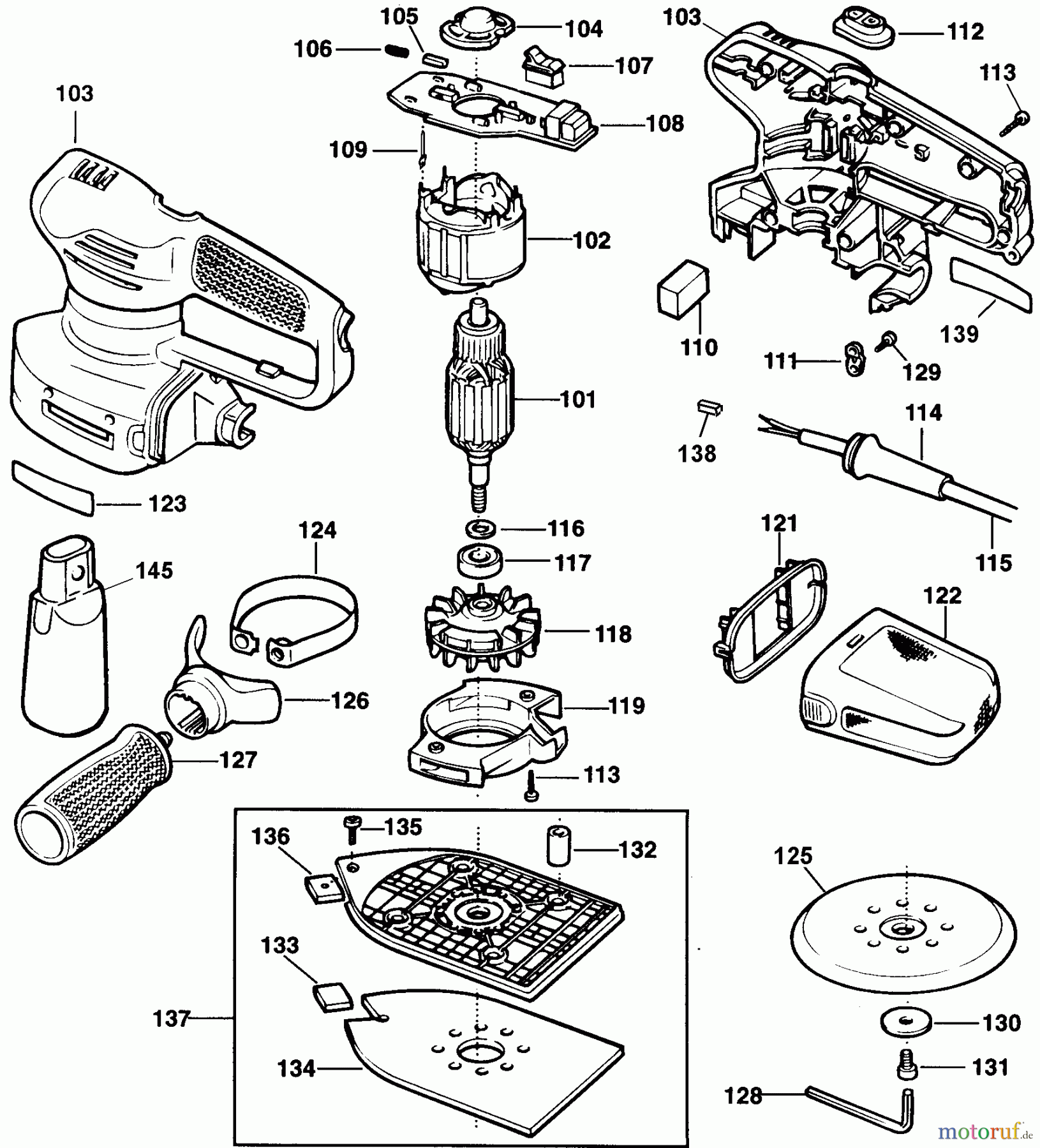 BLACK+DECKER INNENAUSSTATTUNG ABSCHLEIFGERÄT SCHLEIFER 11666 Seite 1