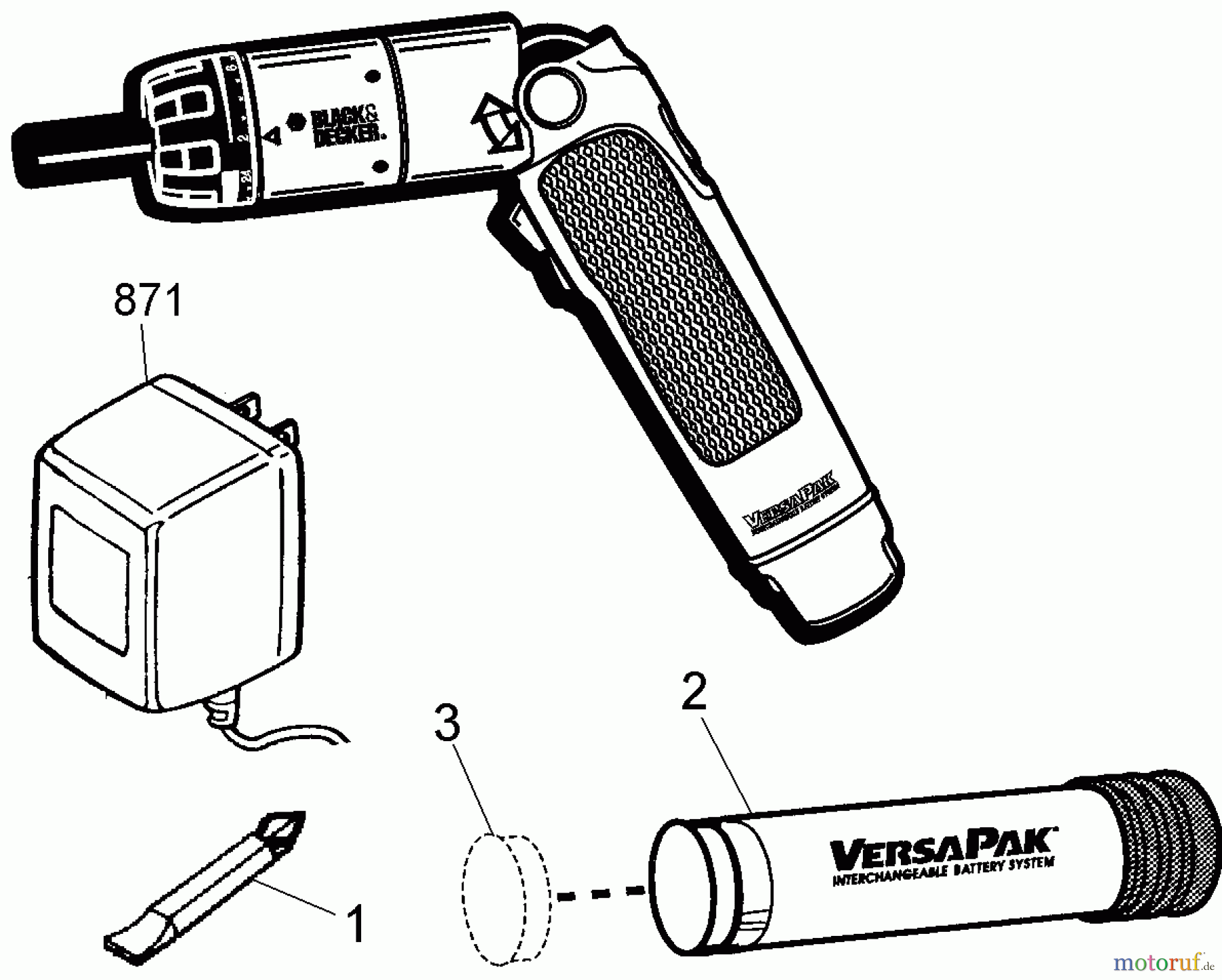 BLACK+DECKER Divers PIVOT DRIVER SCREWDRIVER VP760 Seite 1