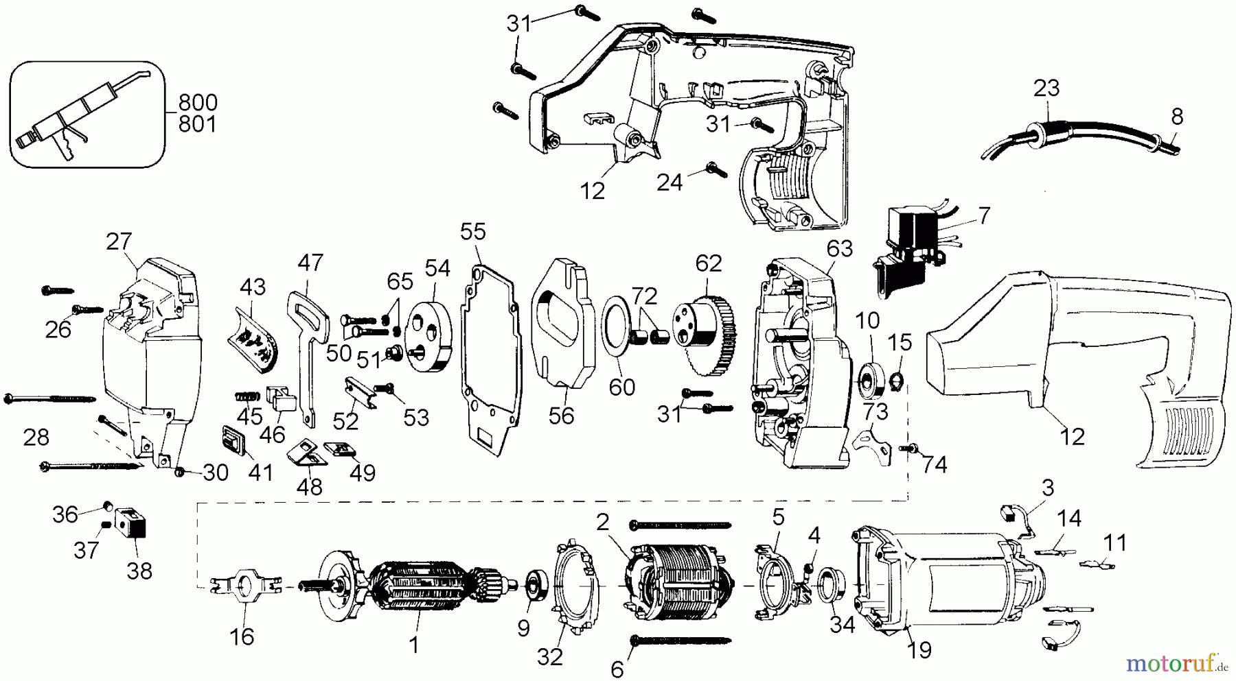  DEWALT HOLZARBEITEN  PUTZSÄGEN RED JIG SAW PU3153 Seite 1
