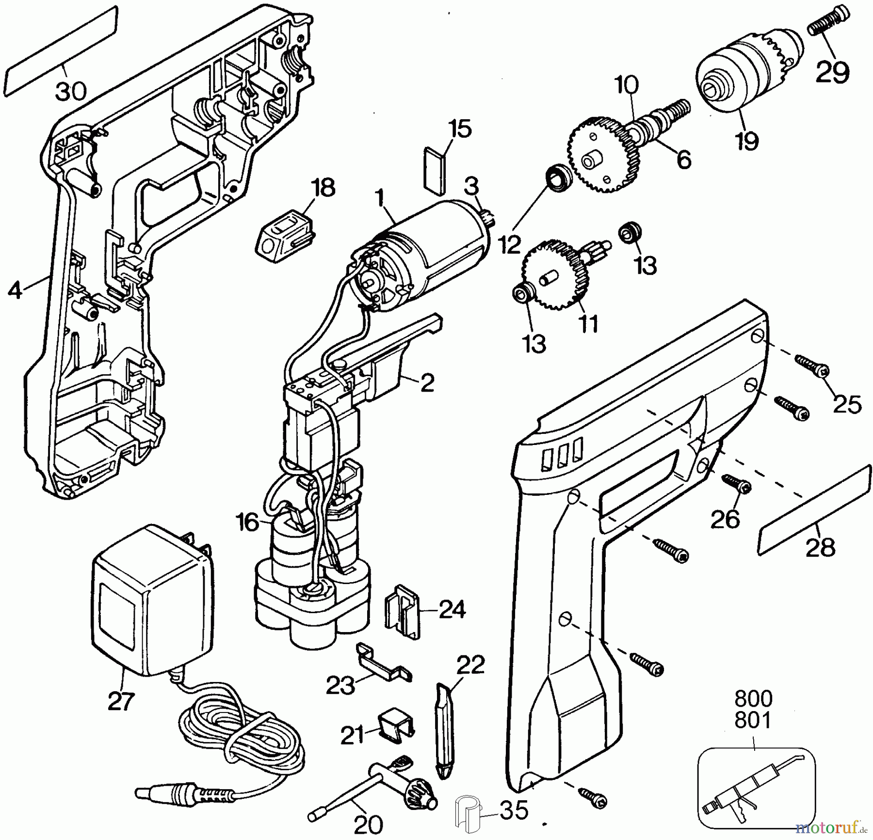 BLACK+DECKER PROFESSIONELL BOHRER, MAGNETBOHRMASCHINE, GEWINDESCHNEIDER ET1120A CORDLESS DRILL 6975 Seite 1