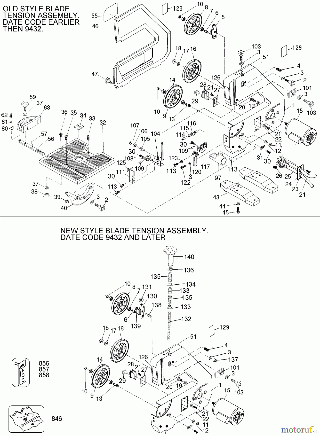 BLACK+DECKER Divers 10 BAND SAW 9443 Seite 1