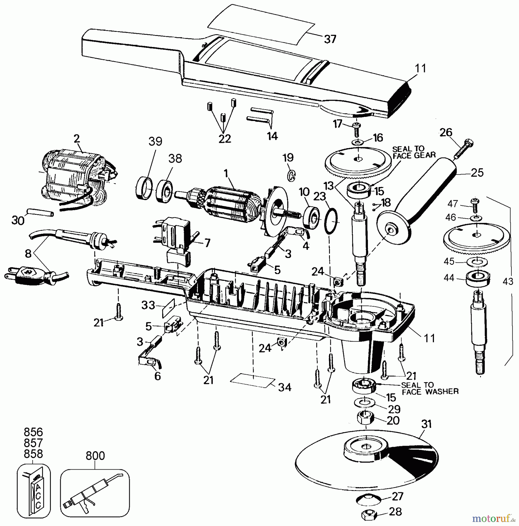 BLACK+DECKER Divers 7 RIGHT ANGLE SANDR 9531S Seite 1