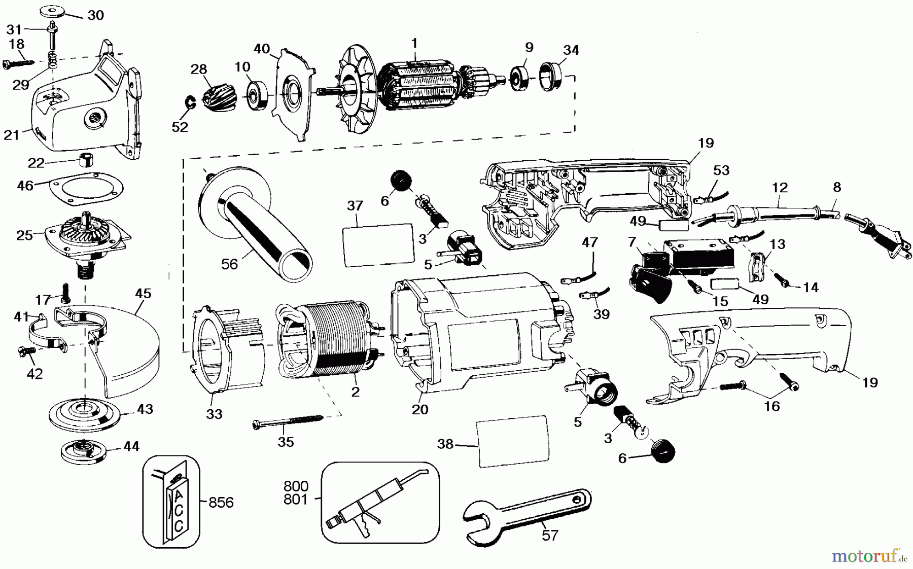  BLACK+DECKER INNENAUSSTATTUNG ZUBEHÖR, ANBAUGERÄTE & UNMOTORISIERT 7IN ANGLE GRINDER (Discon 27713 Seite 1