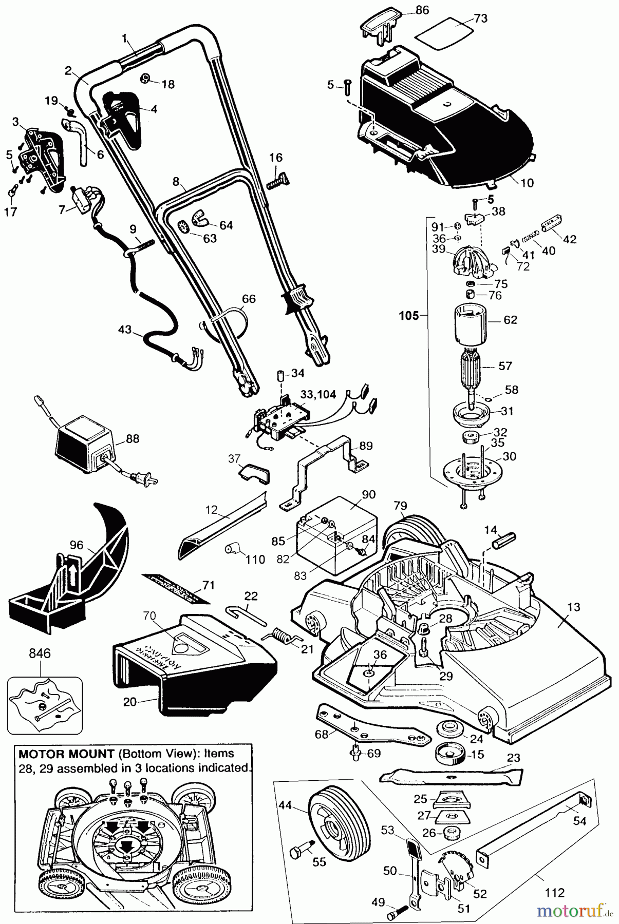 BLACK+DECKER Divers CDLS.MULCH MOWER CMM625 Seite 1