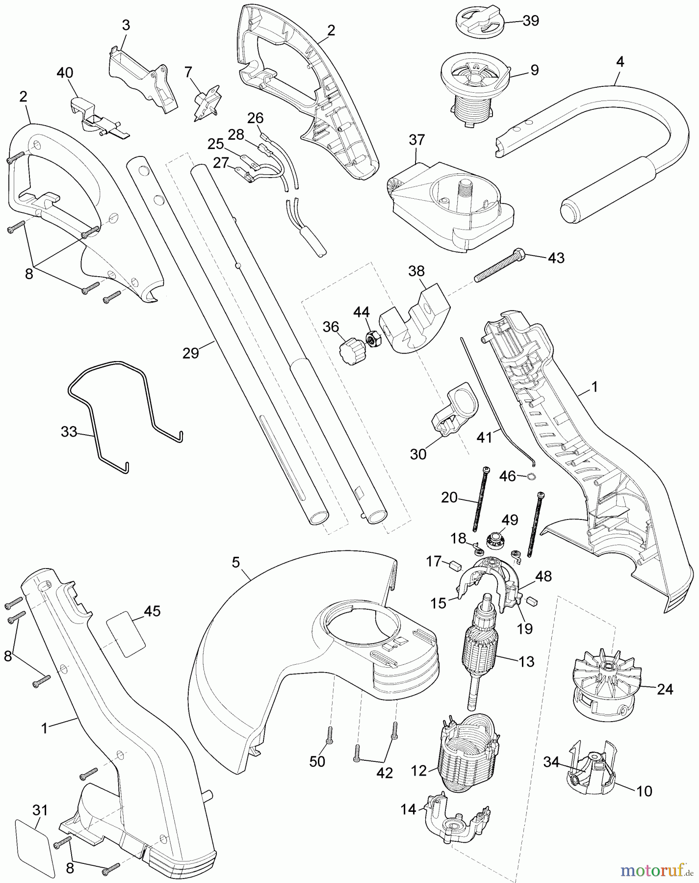 BLACK+DECKER Divers 12 STRING TRIMMER ST8000 Seite 1
