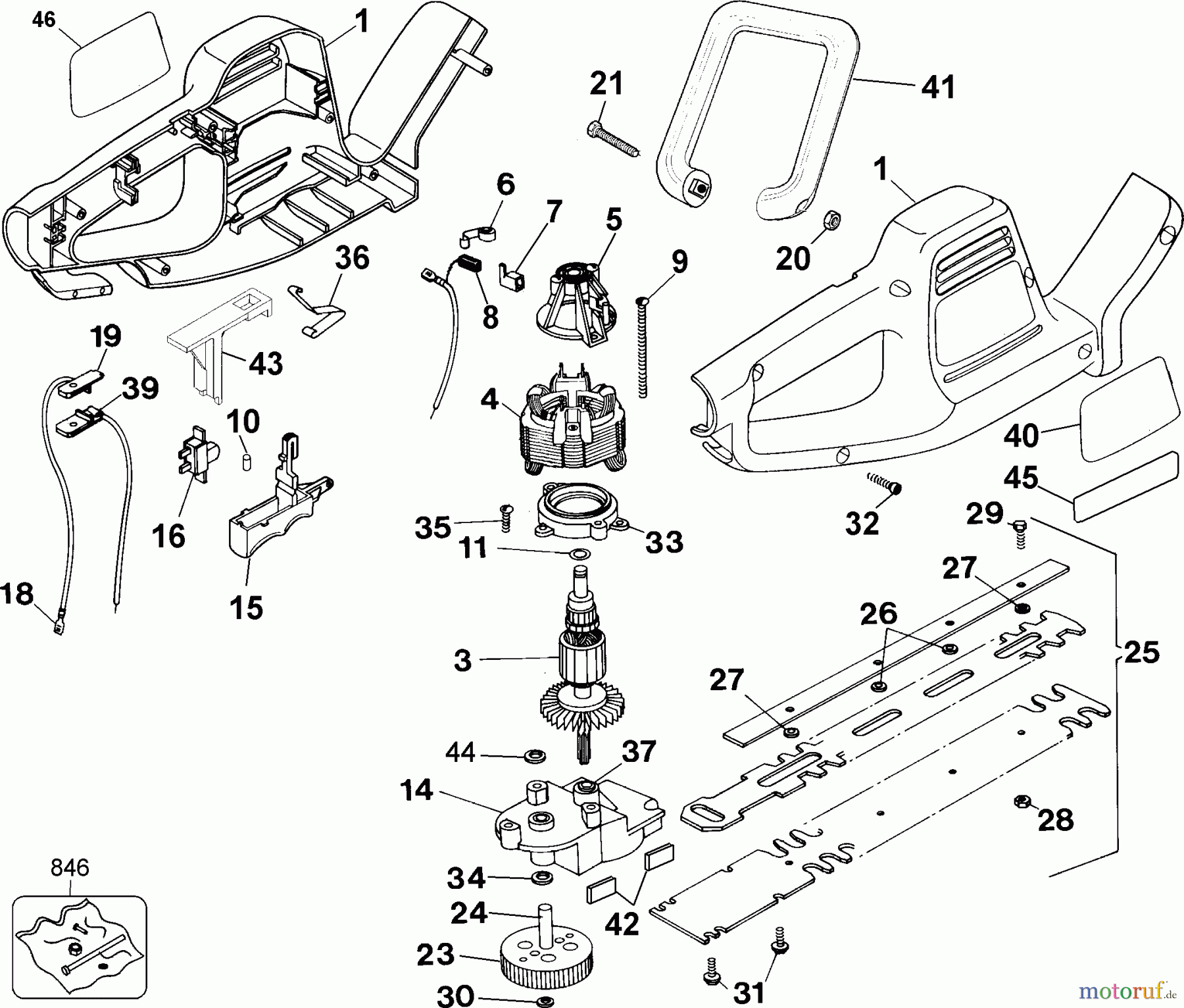 BLACK+DECKER Divers 18 HEDGE TRIMMER TR200 Seite 1
