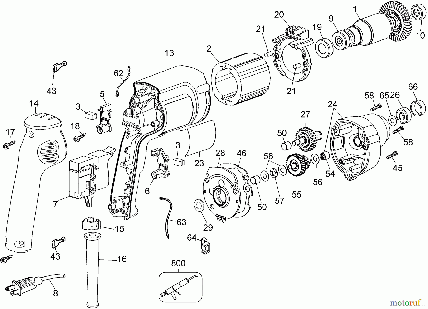 OEM Black und Decker Divers LEISTUNGSEINHEIT 5359 Seite 1