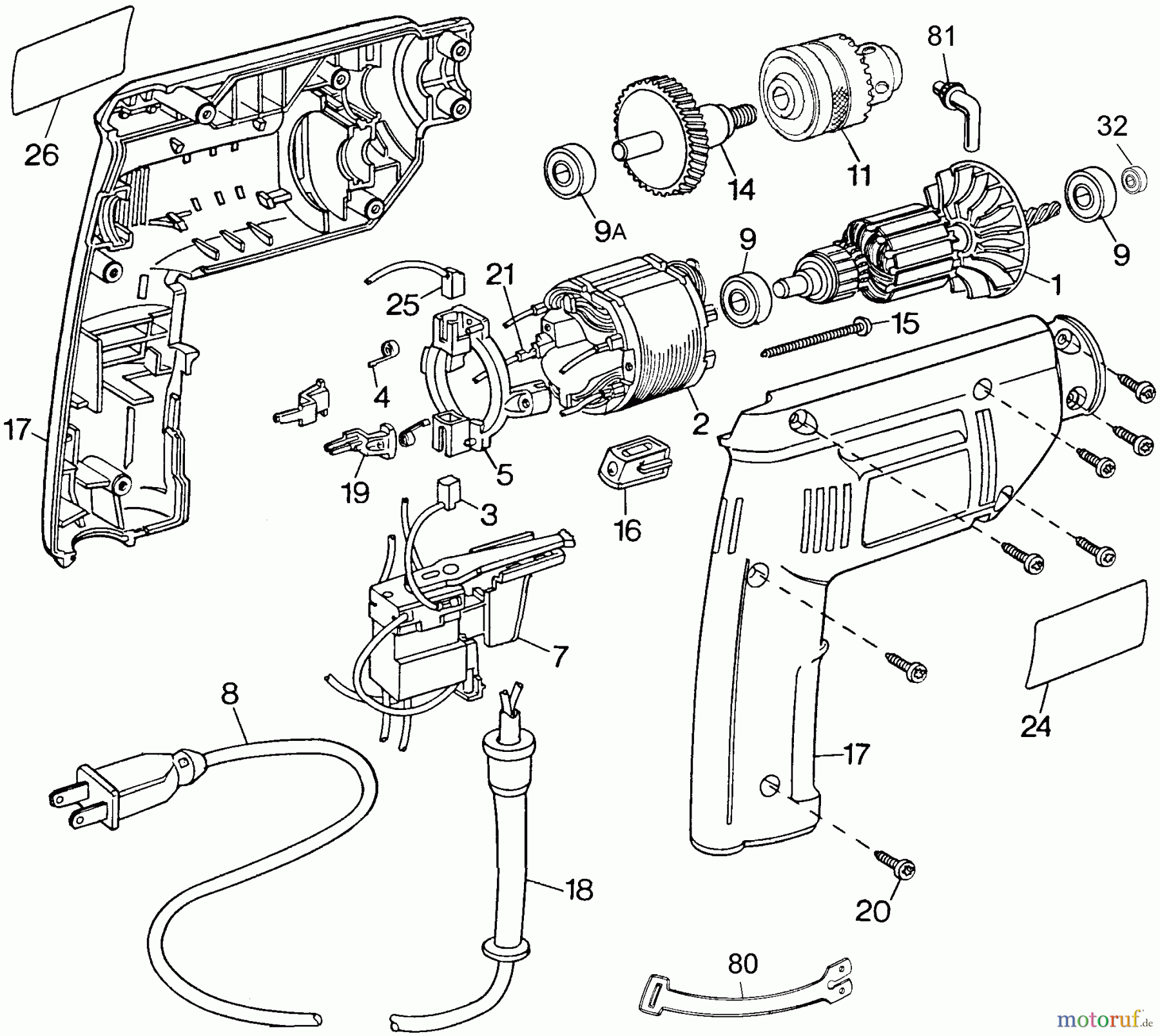 BLACK+DECKER PROFESSIONELL BOHRER, MAGNETBOHRMASCHINE, GEWINDESCHNEIDER (ED6500) MAC 3/8 VSRD MT1163 Seite 1