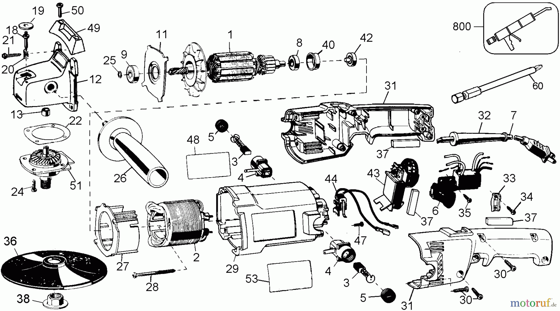BLACK+DECKER PROFESSIONELL SCHLEIFMASCHINEN, POLIERMASCHINEN UND EINFÄDLER 7/9 ELEC.SDR/PLSHR MTE36 Seite 1