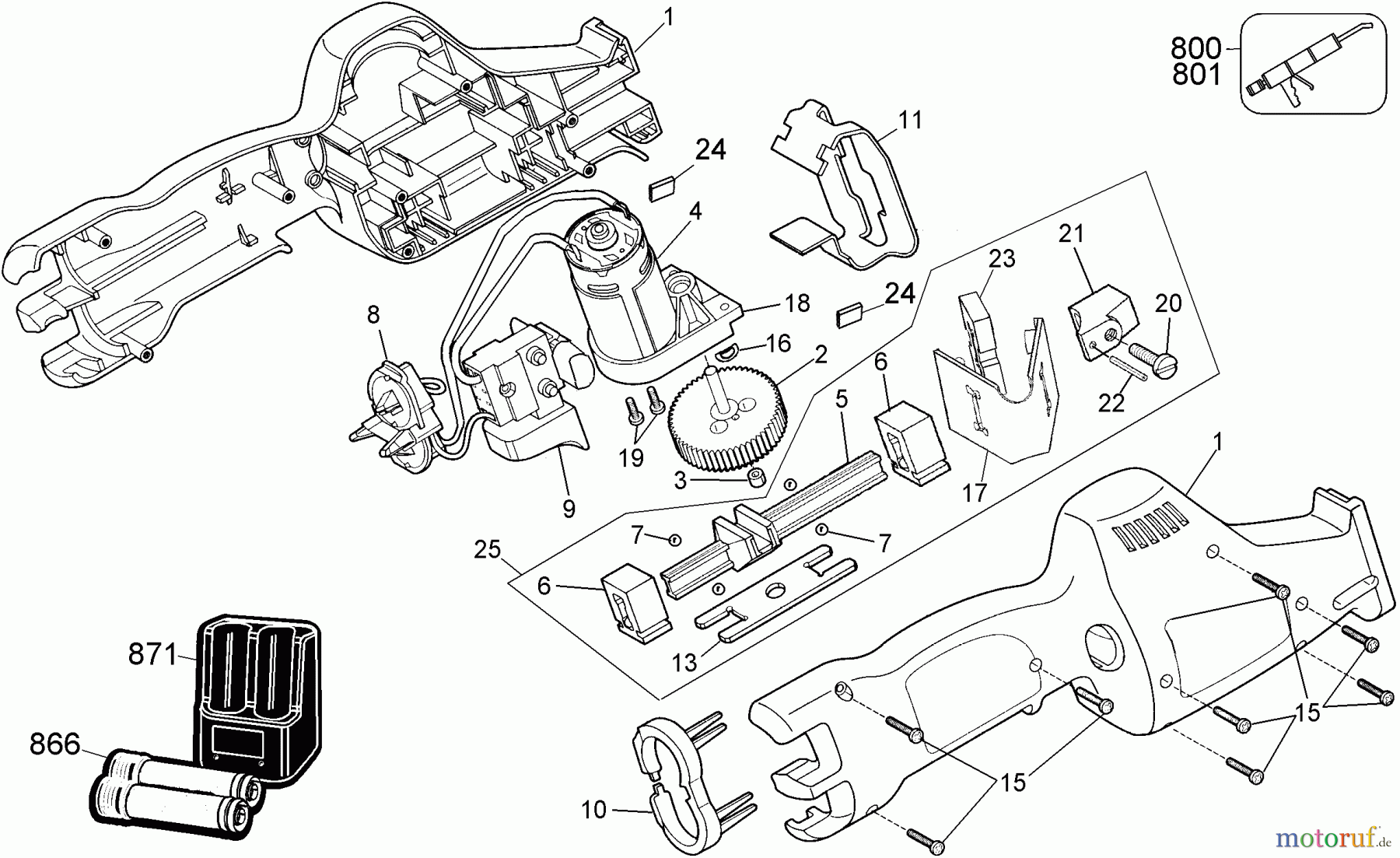 BLACK+DECKER PROFESSIONELL SÄGE 7.2V VP MULTI SAW 11236 Seite 1