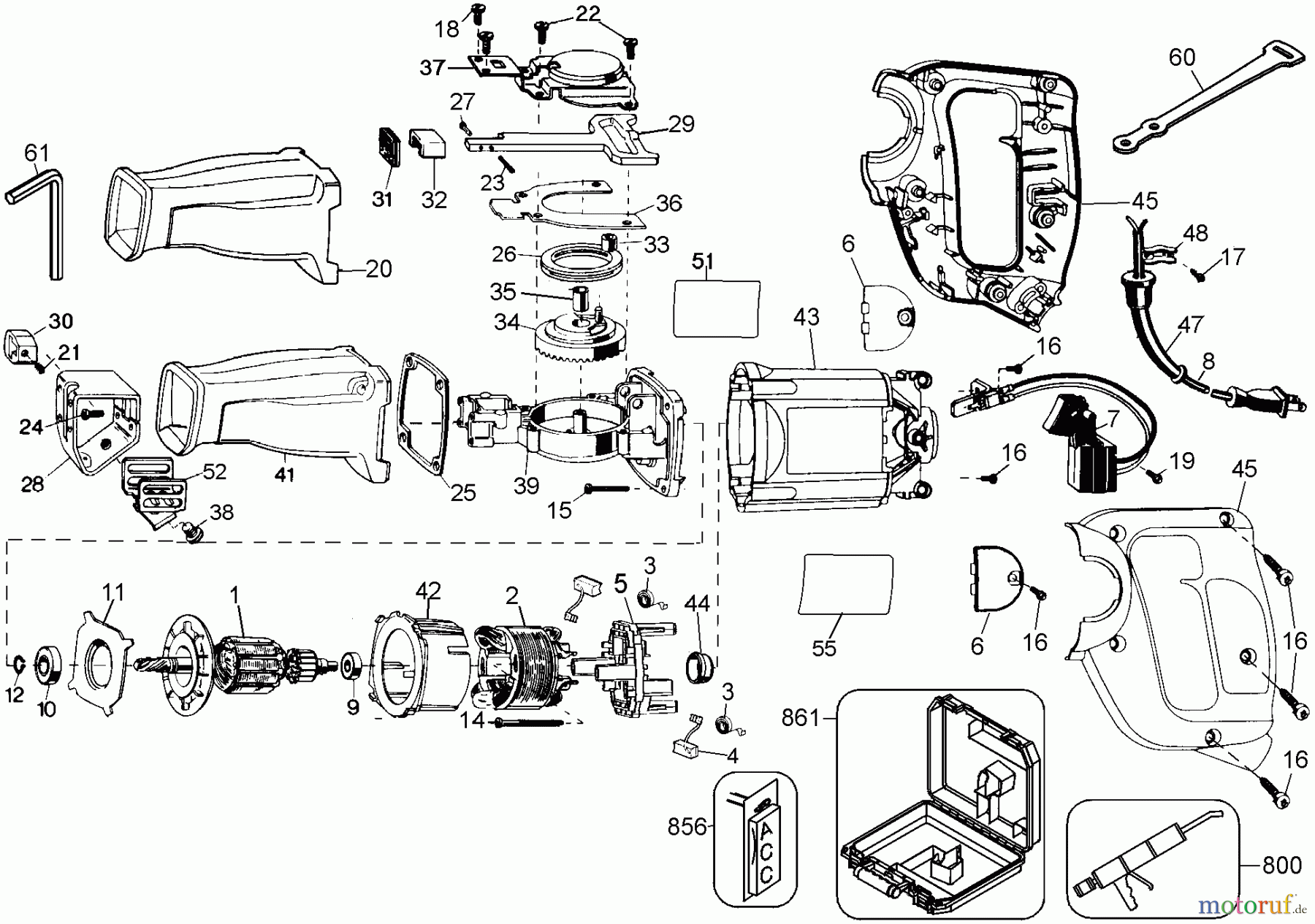 DEWALT Divers RECIP SAW KIT - CANADA 23502 Seite 1