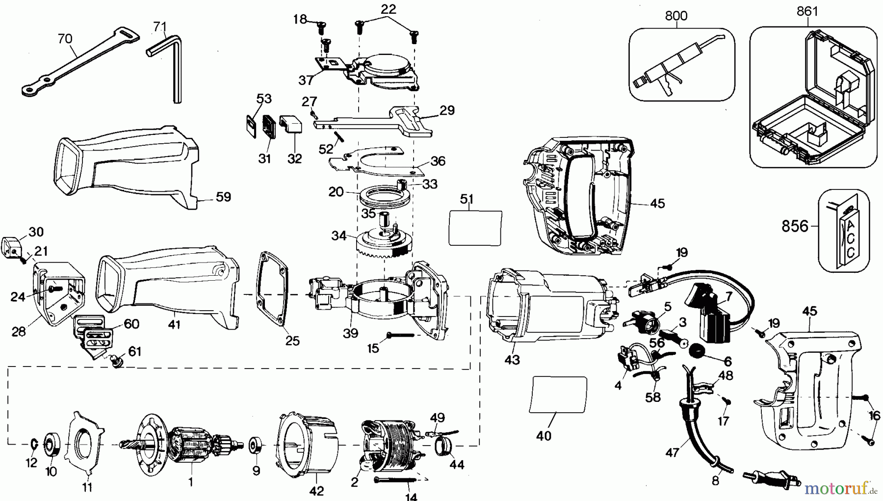 BLACK+DECKER INNENAUSSTATTUNG ZUBEHÖR, ANBAUGERÄTE & UNMOTORISIERT SEARS PRO CUT SAW 23808-BDK Seite 1