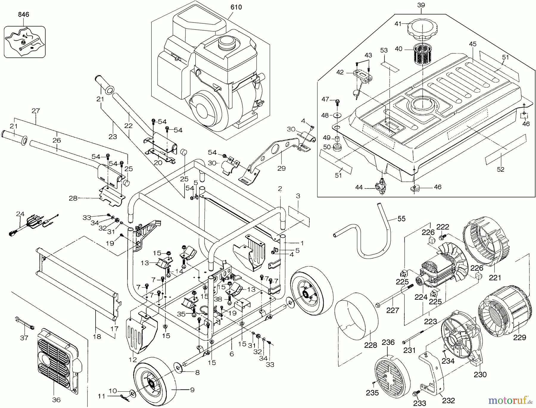 DEWALT Benzin Produkte Generatoren 7000HEAVYDUTYGAS GENERATO DG7000 Seite 1