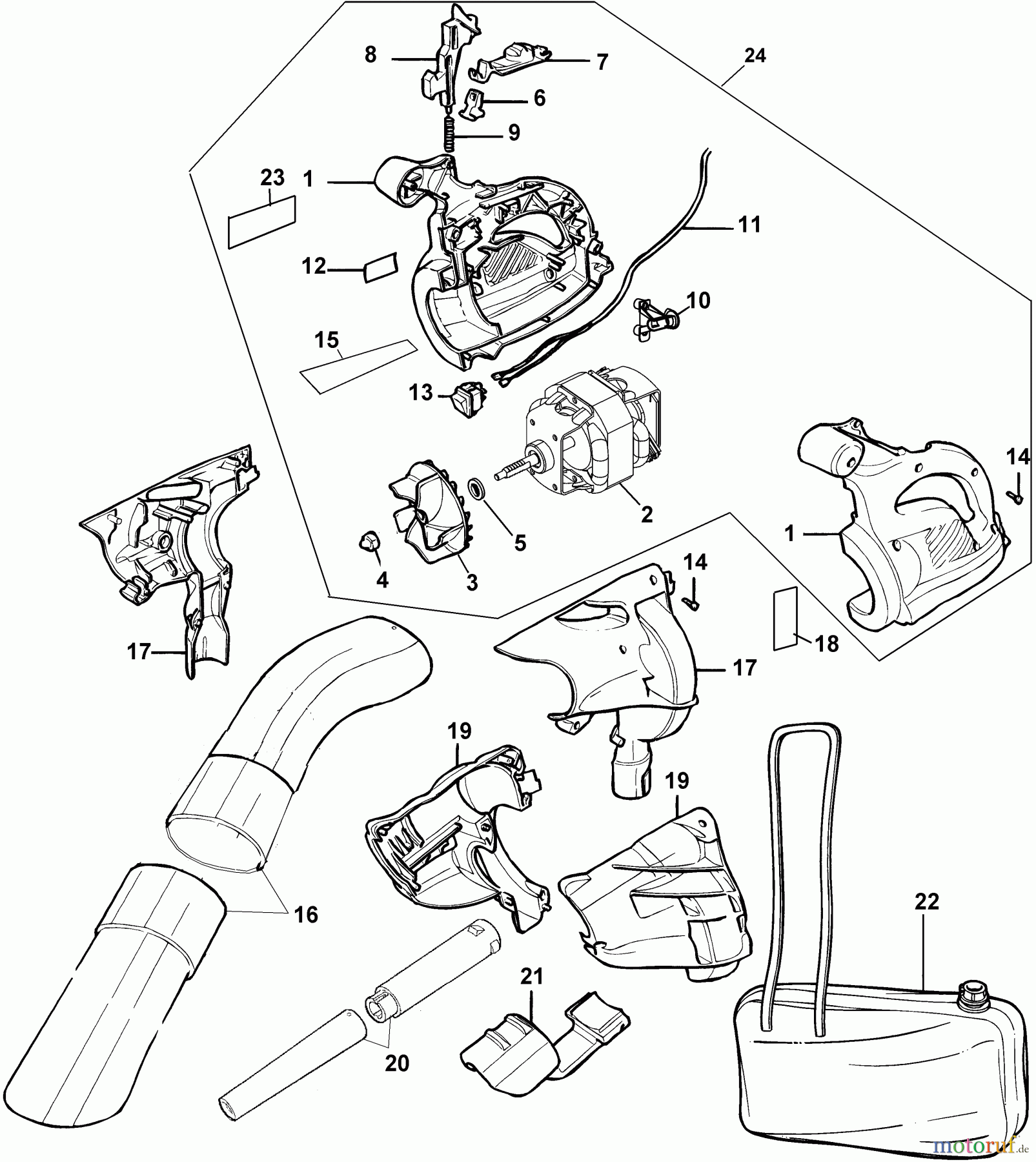 BLACK+DECKER Divers LEAF HOG BV9000 Seite 2