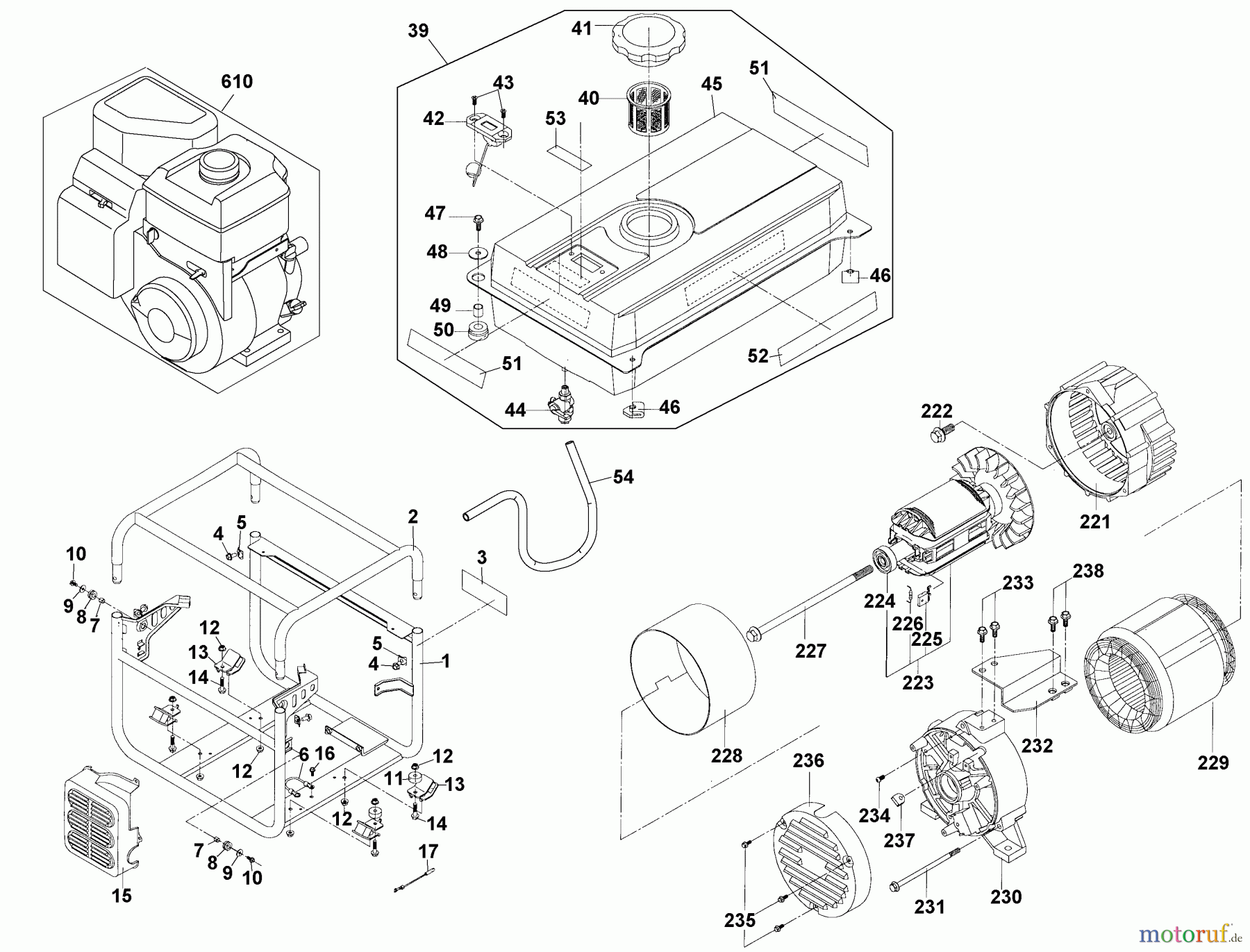  DEWALT Benzin Produkte Generatoren 2900W GAS GENERATOR DG2900 Seite 1