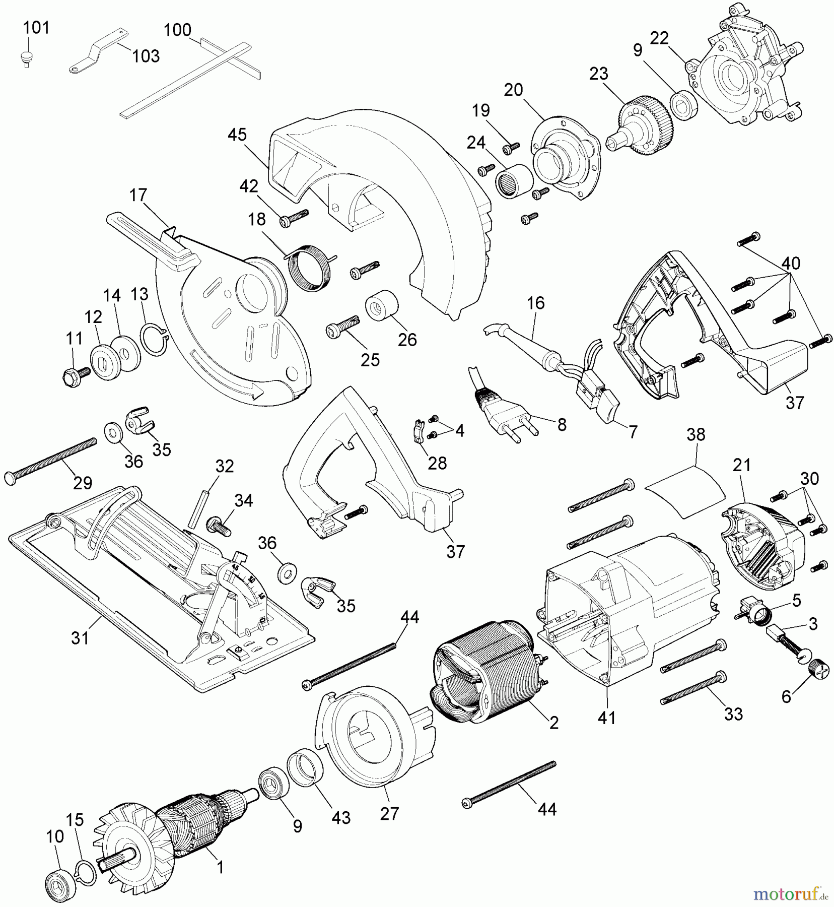 DEWALT HOLZARBEITEN KREISSÄGEN KREISSGE DW352 Seite 1