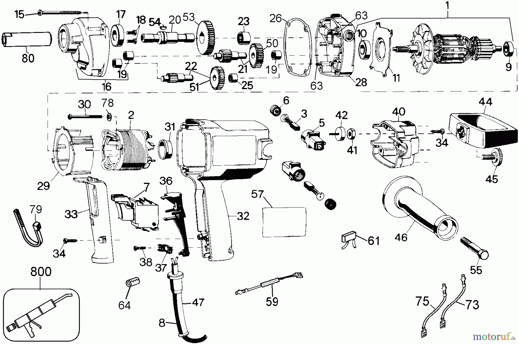 DEWALT Divers MIXER W/DIRECT M14 BASKET DW134L Seite 1