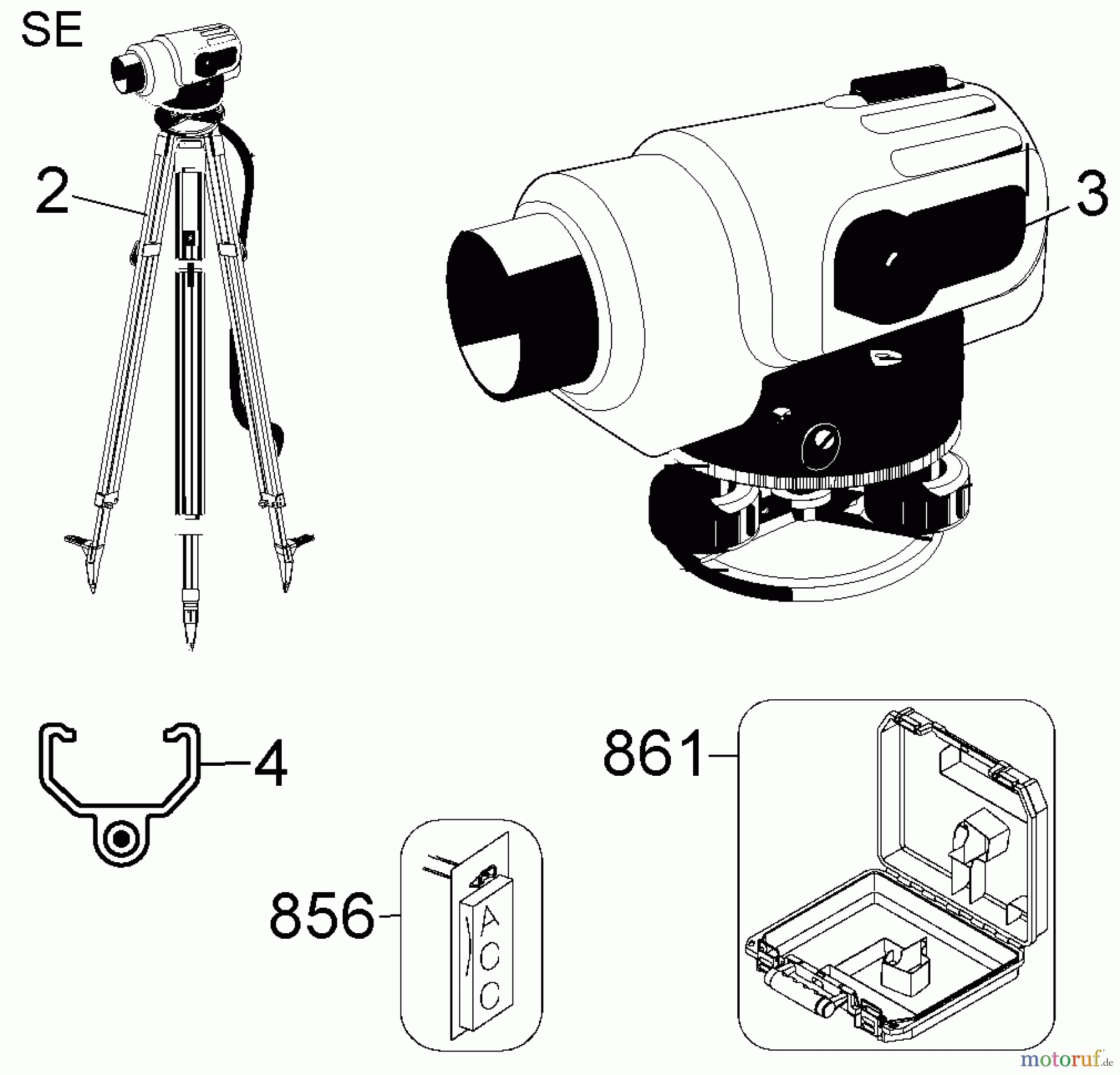 DEWALT Akku Optische Geräte HALBAUTOMATIK-NIVELLIERER DW096PK Seite 1