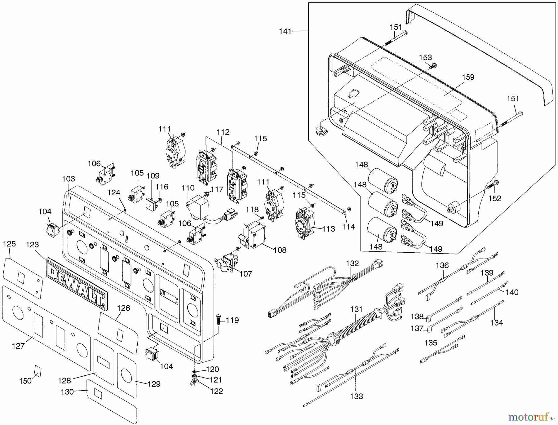  DEWALT Benzin Produkte Generatoren 7000HEAVYDUTYGAS GENERATO DG7000 Seite 6
