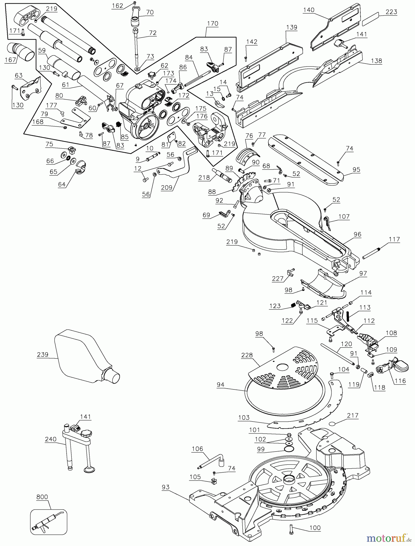 DEWALT Divers GEHRUNGSSÄGE DW718V Seite 2
