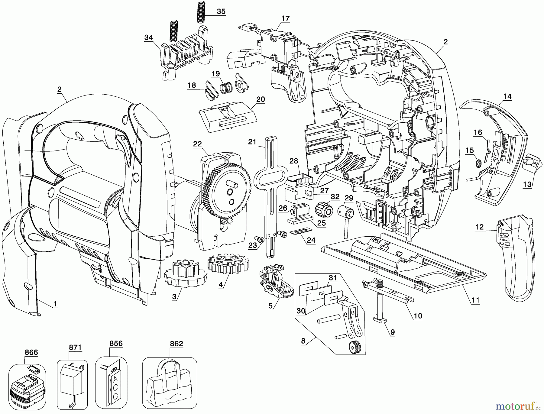  BLACK+DECKER Divers 18V JIGSAW FS1800JS Seite 1