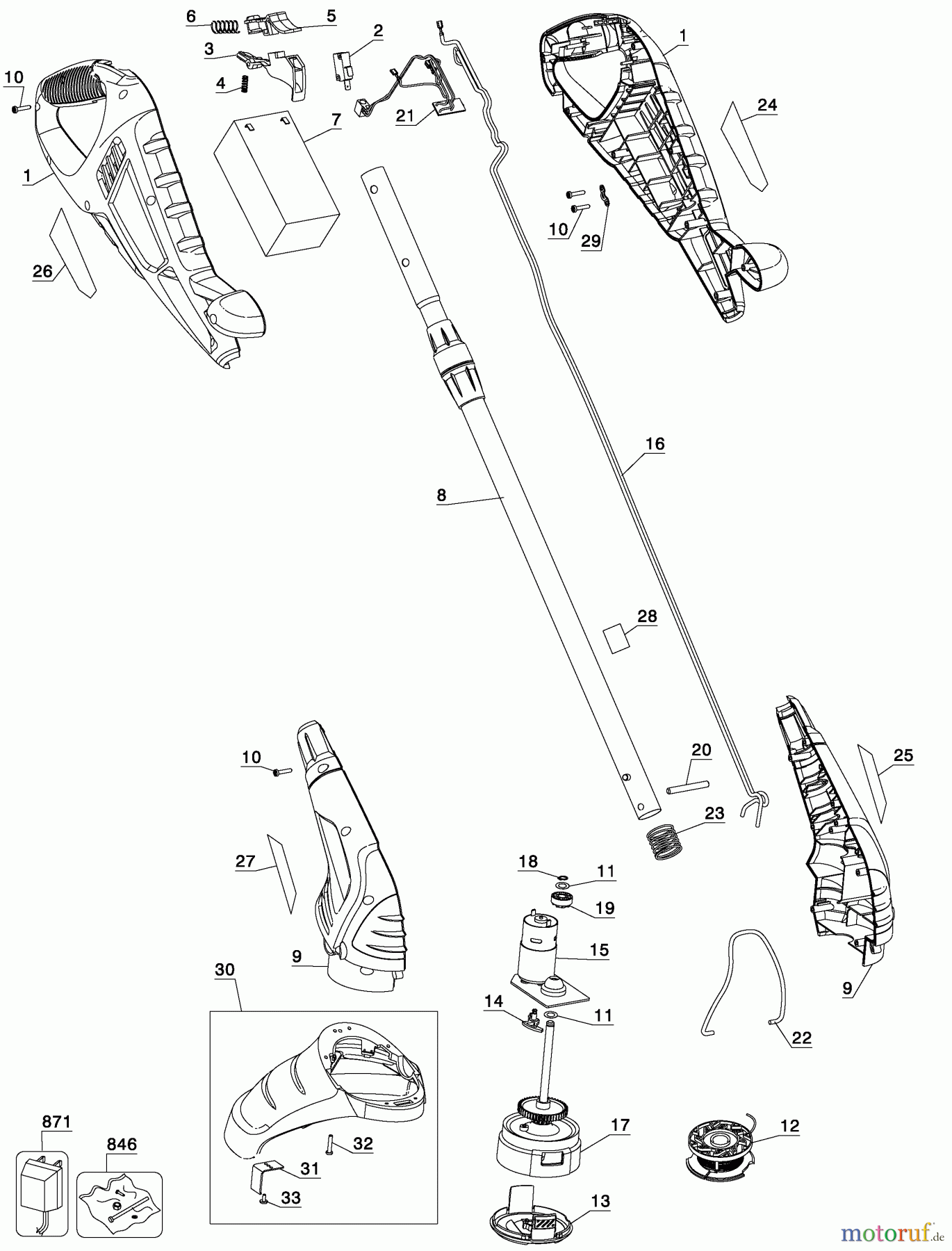 BLACK+DECKER Divers OP108 CST1200 Seite 1