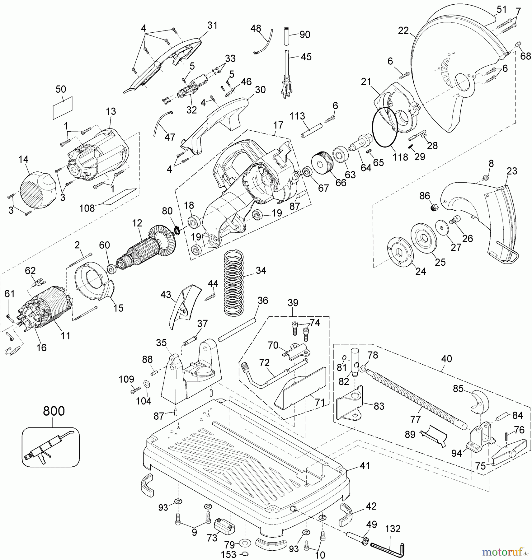  DEWALT METALLBEARBEITUNG SÄGEN 14 CHOP SAW GR871 Seite 1